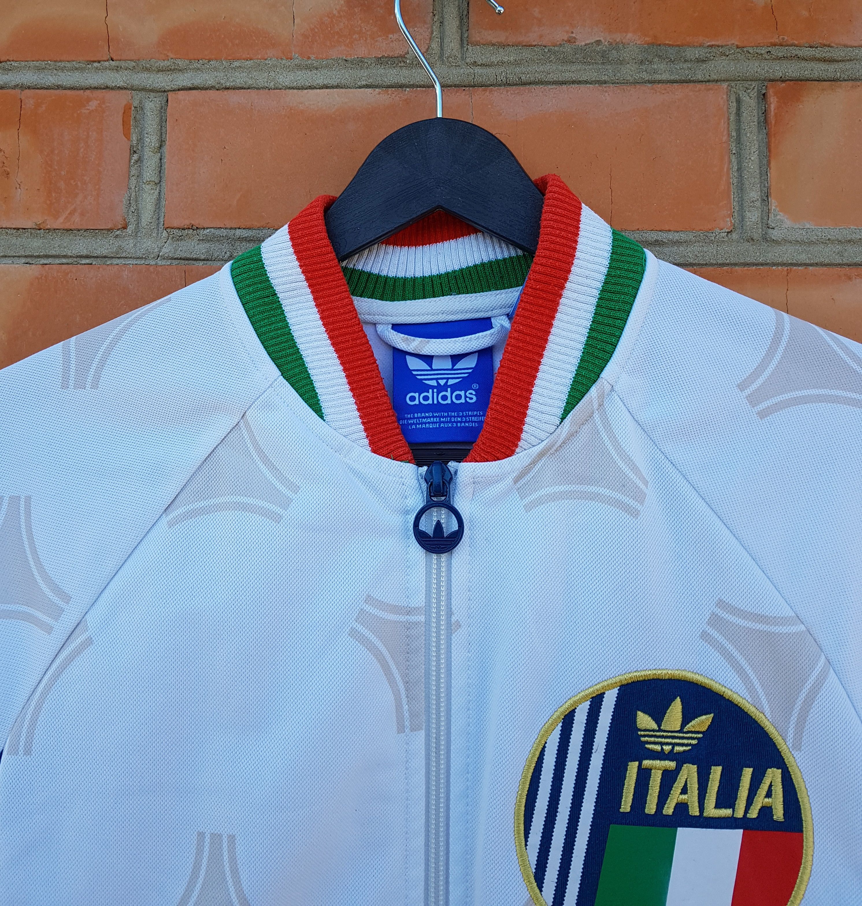 Adidas Adidas Originals Italy RARE Football Soccer Track Top Jacket Size US S / EU 44-46 / 1 - 4 Thumbnail
