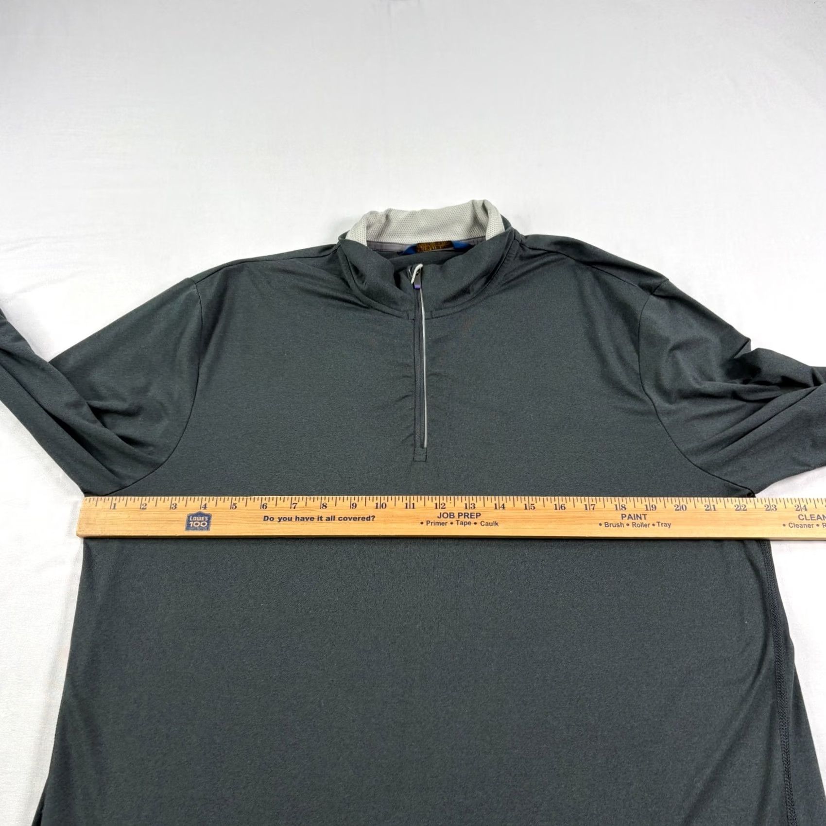 Polo Ralph Lauren Vintage Polo Ralph Lauren Golf Sweatshirt Mens L Gray 1/4 Zip Pullover Stretch Logo Mock Neck Long Sleeve Solid Pattern Golf Size US L / EU 52-54 / 3 - 5 Thumbnail
