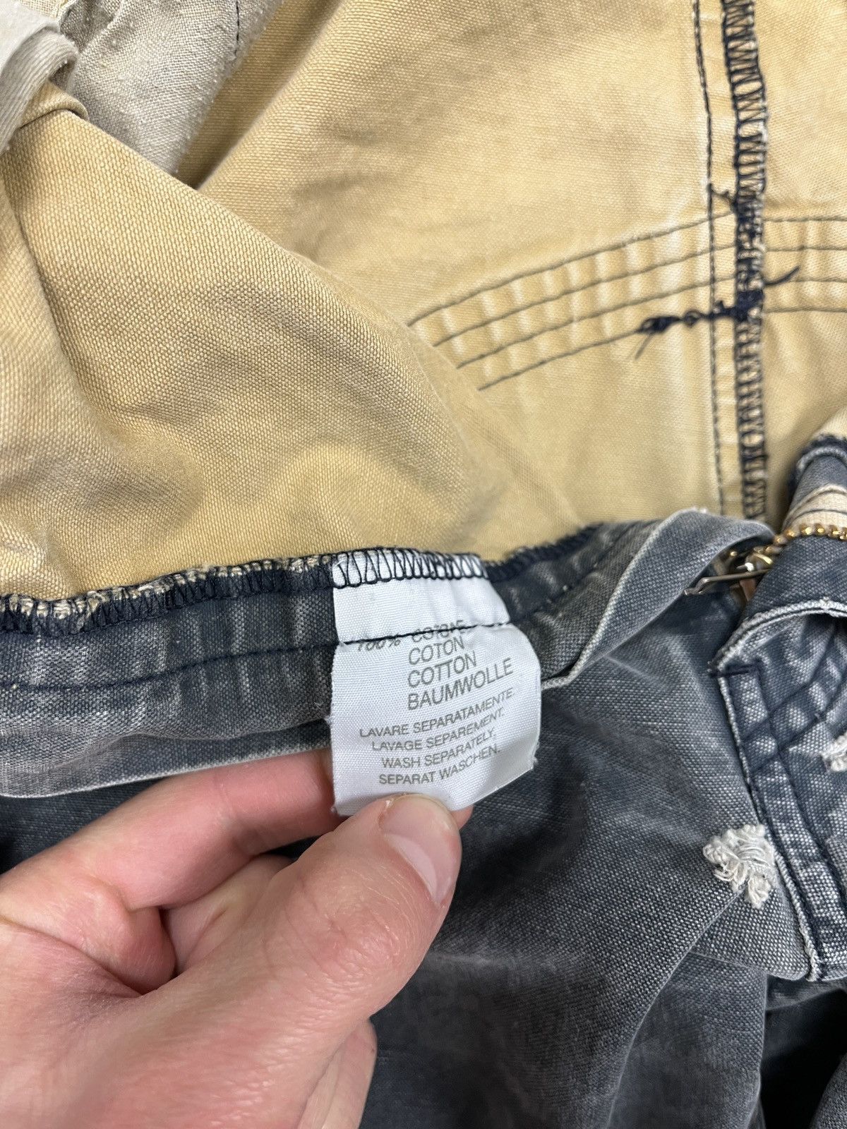 Japanese Brand × Vintage Murphy & Nye Distressed Work Cargo Baggy Pants Avant Garde Size US 36 / EU 52 - 14 Thumbnail