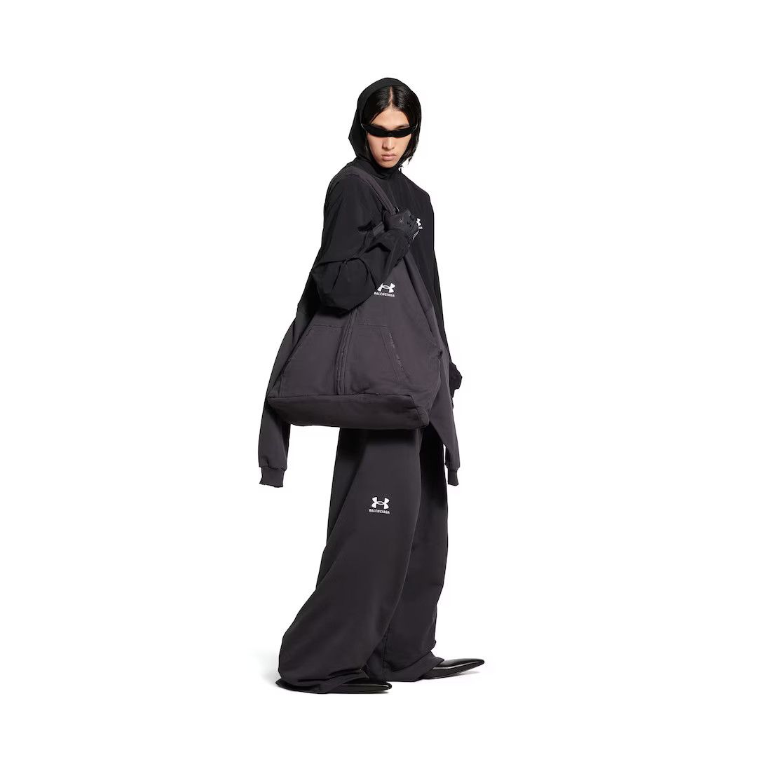 Balenciaga × Under Armour o1s1wg110425 Under Armour® Winbreaker Jacket in Black Size US L / EU 52-54 / 3 - 2 Thumbnail