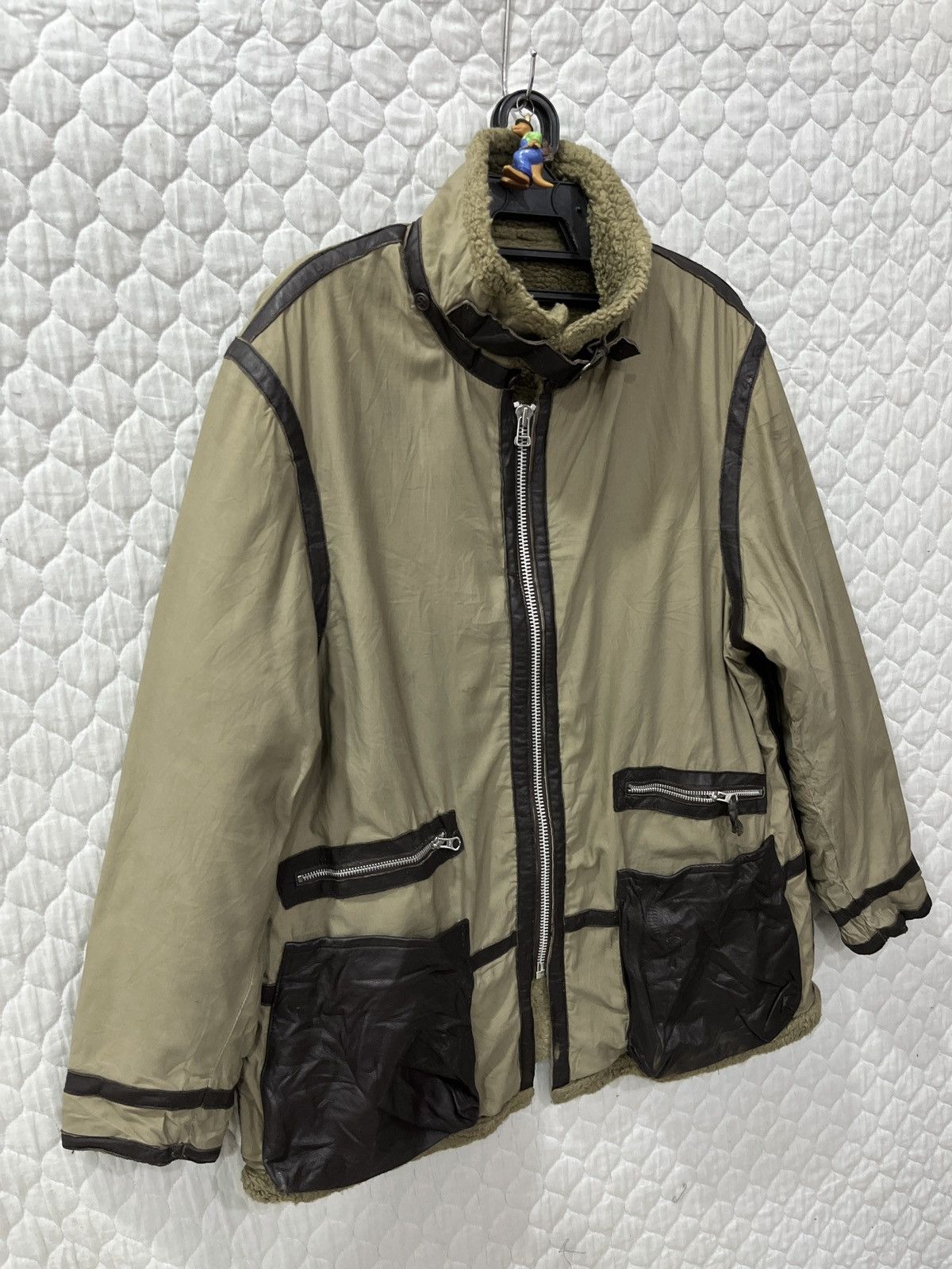 Avirex 🔥🔥🔥VTG REGULATION AVIREX OFFICER UNIFORM SHERLING JACKET Size US L / EU 52-54 / 3 - 3 Thumbnail