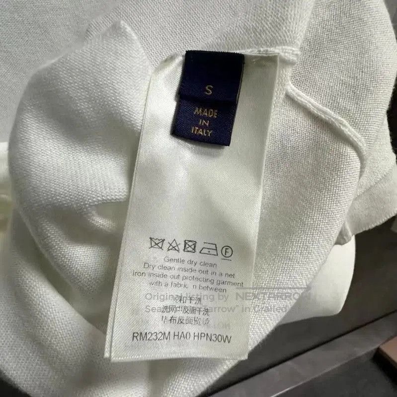 Louis Vuitton Louis Vuitton Men's White Cotton T-shirt . Size US S / EU 44-46 / 1 - 4 Thumbnail