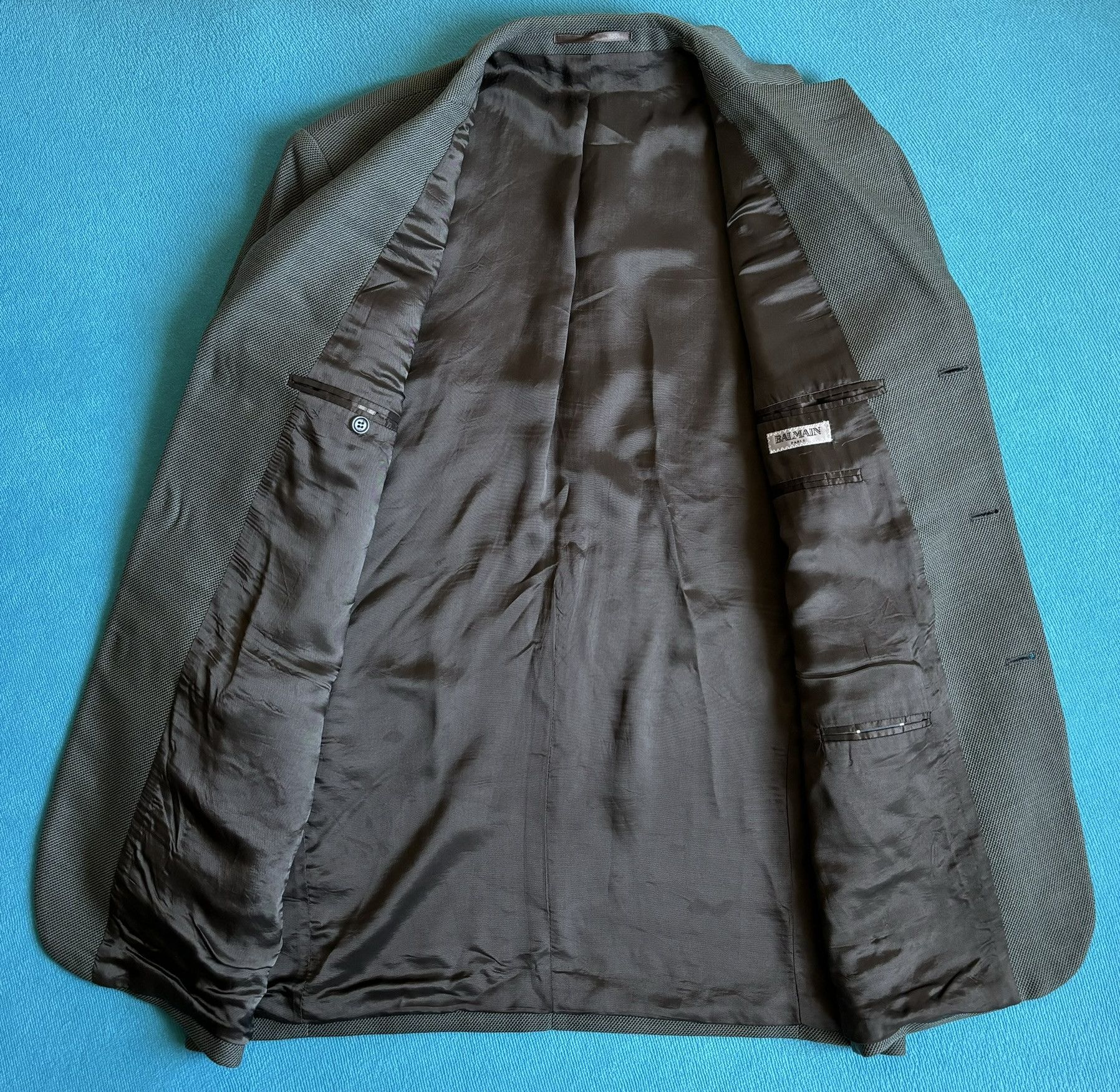 Balmain Balmain Paris gray Blazer wool size. 42R Size 42R - 9 Thumbnail