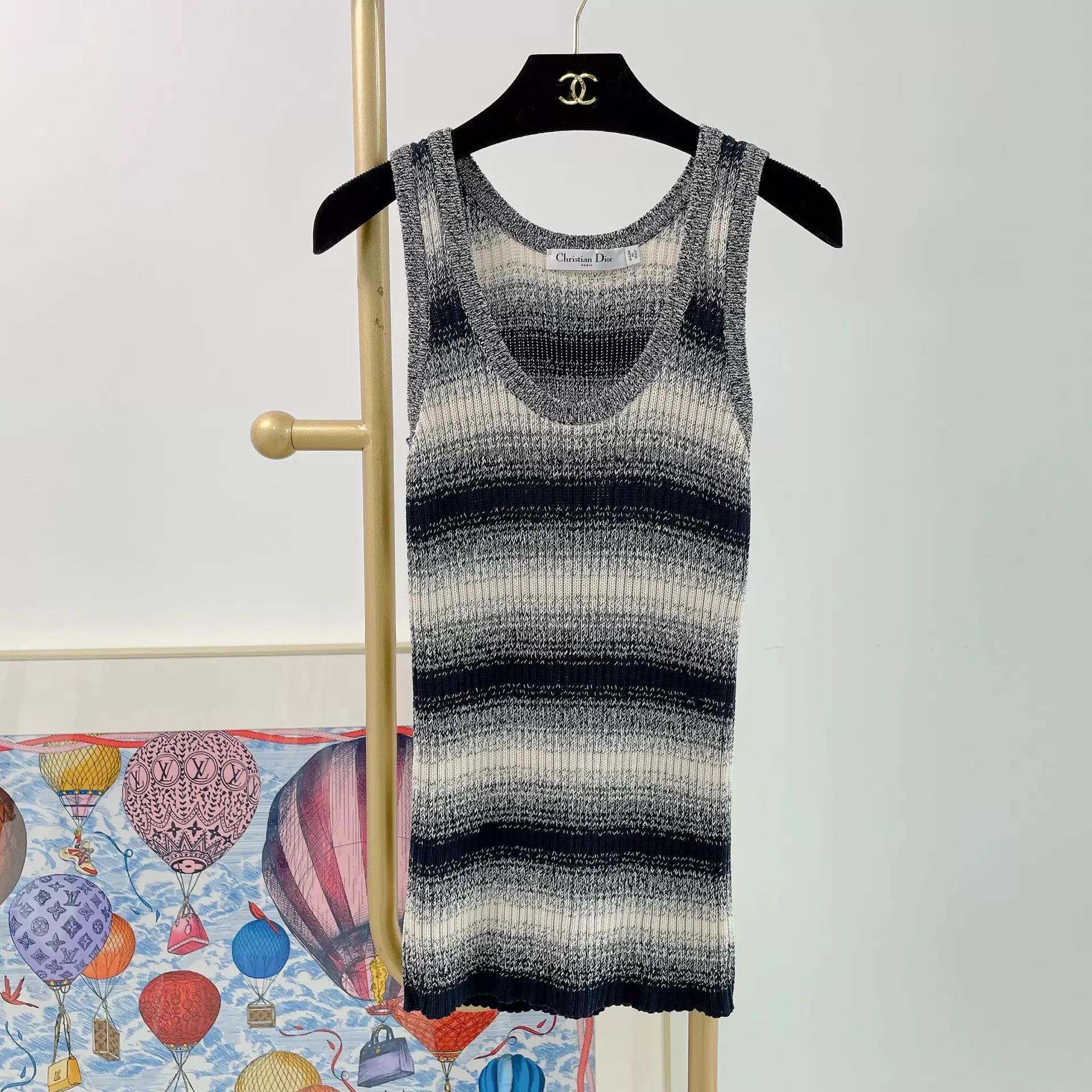 Dior Dior Striped Knit Dress EU36 Pre-Owned Size XS / US 0-2 / IT 36-38 - 1 Thumbnail