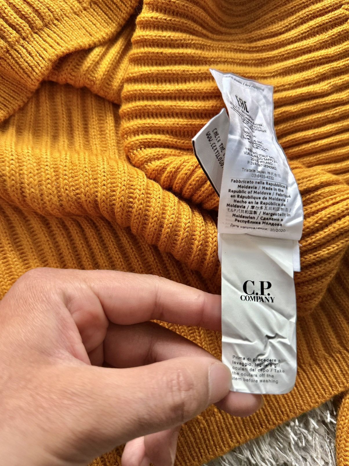 C.P. Company CP COMPANY FULL RIBBED SWEATER Size US L / EU 52-54 / 3 - 16 Thumbnail