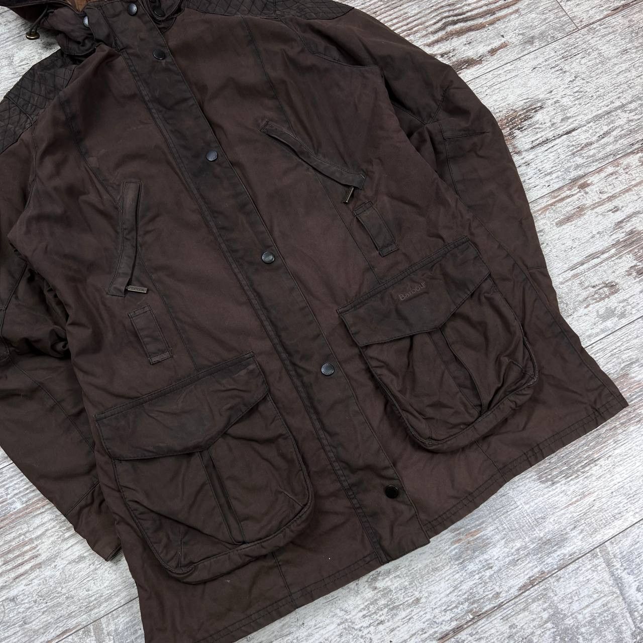 Barbour Barbour Rebel Wax Women's Jacket Waxed Cotton England Style Size XL / US 12-14 / IT 48-50 - 3 Thumbnail