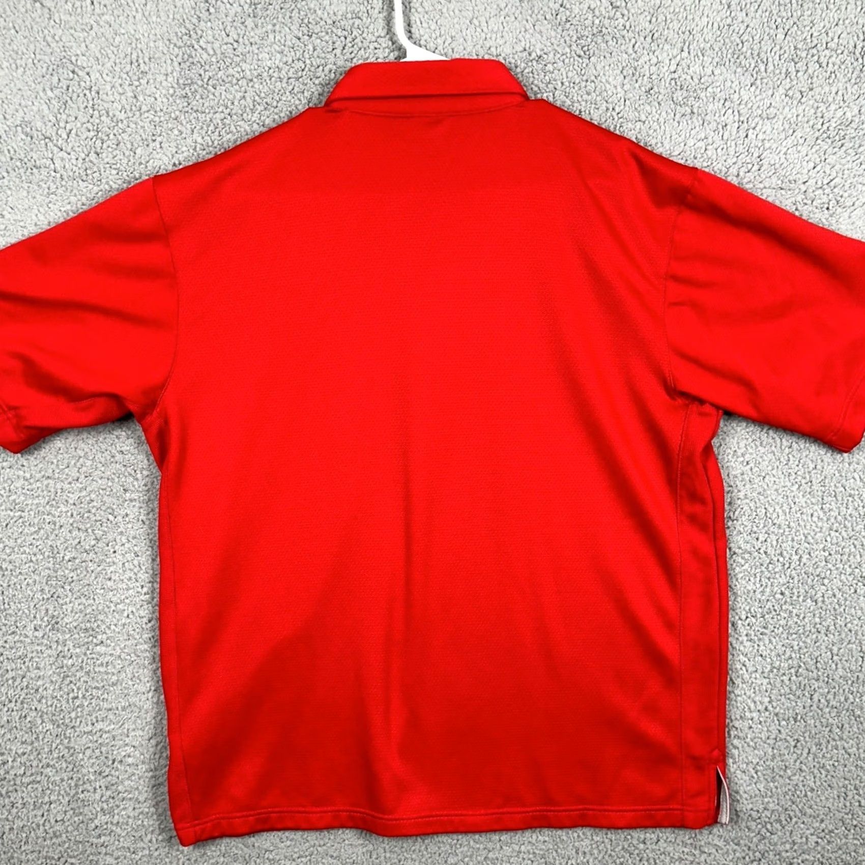 Nike VINTAGE Nike Sphere Dry Shirt Polo Mens Large Red Buckeyes Rugby Team Shirt Size US L / EU 52-54 / 3 - 3 Thumbnail