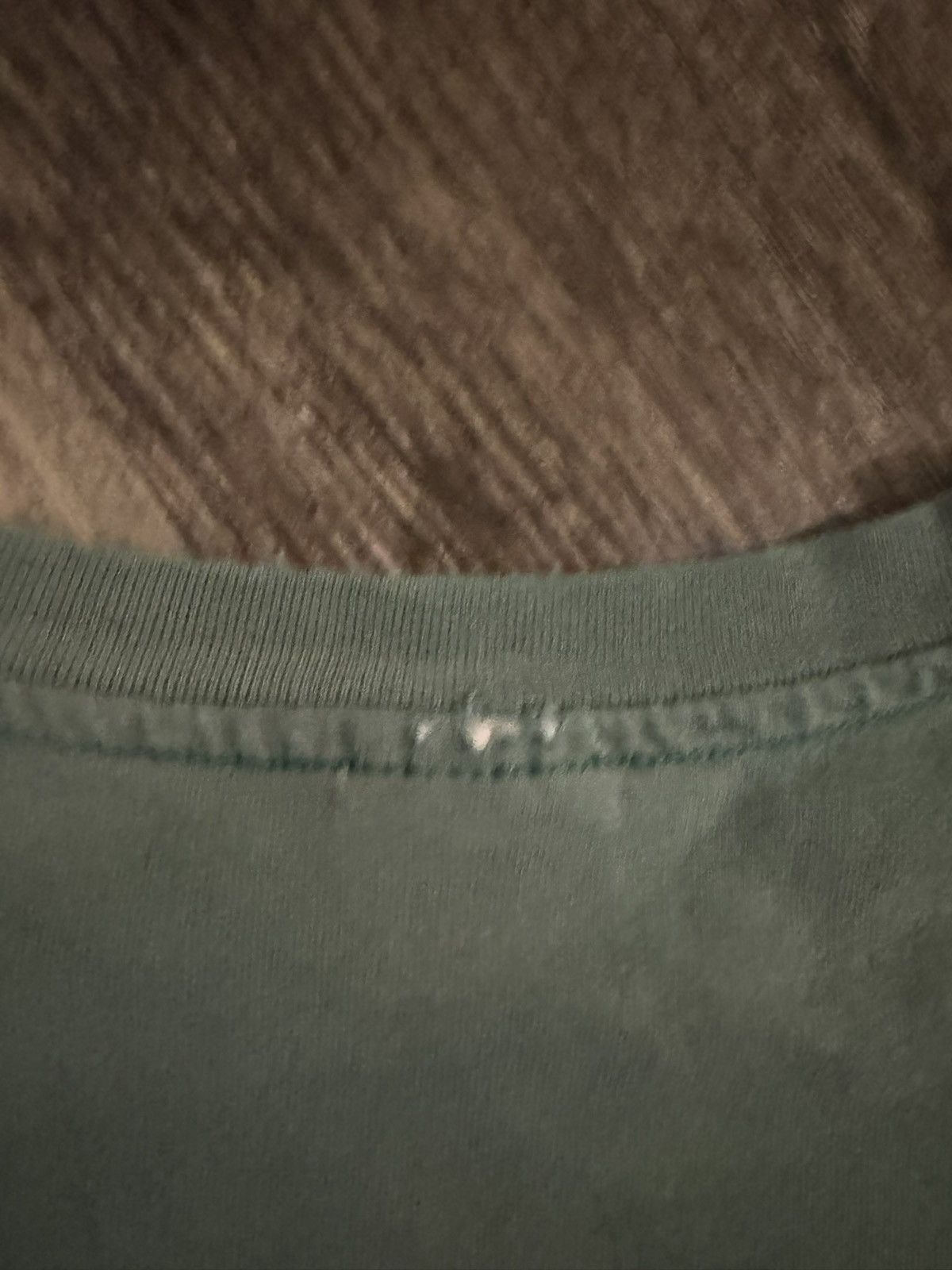 Anvil Vintage 90s Khaki Green Embroidered Seattle Washington Tee Size US L / EU 52-54 / 3 - 5 Thumbnail