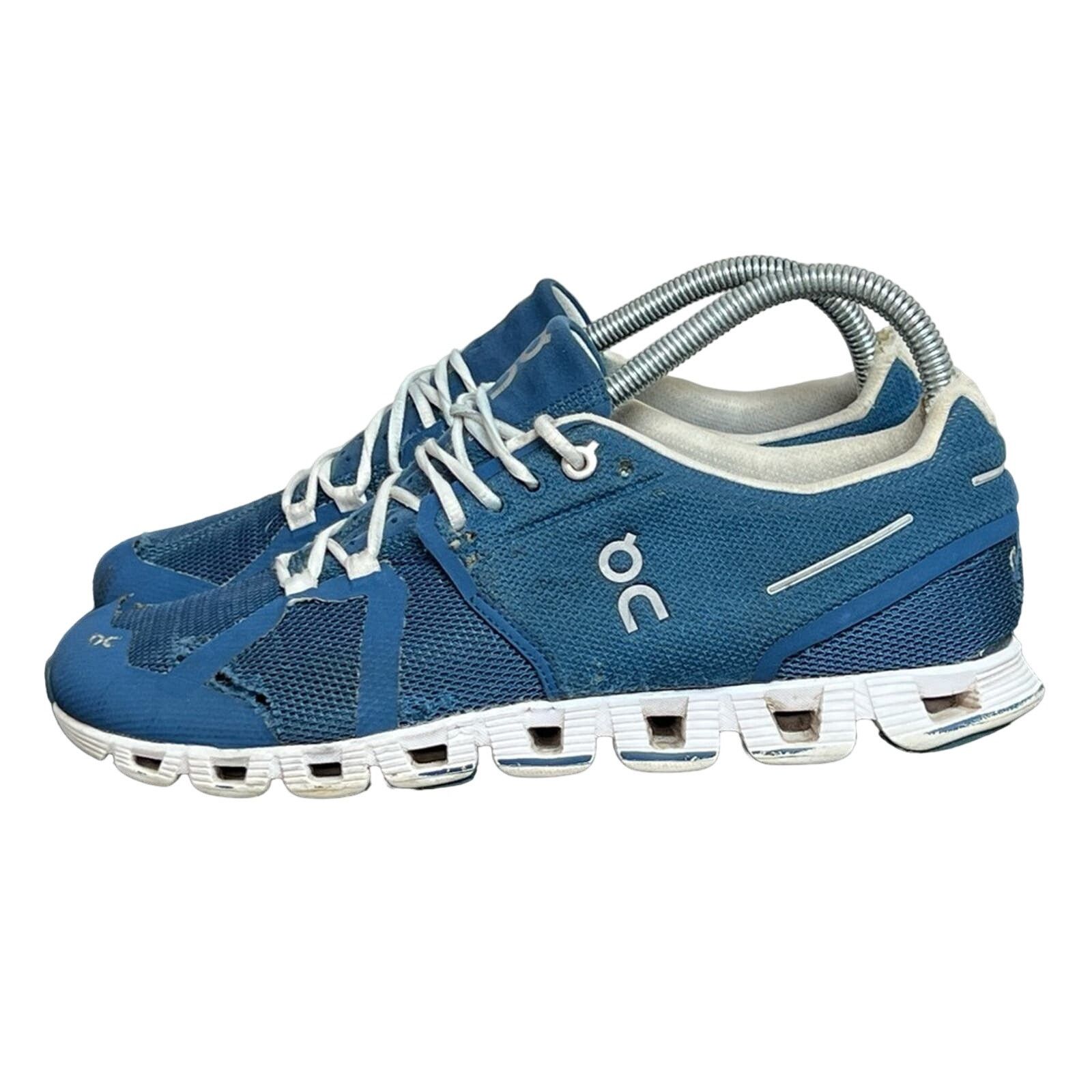 On On Cloud 5 Blue White Running Shoes Women’s Size 8.5 Size US 8.5 / IT 38.5 - 1 Thumbnail