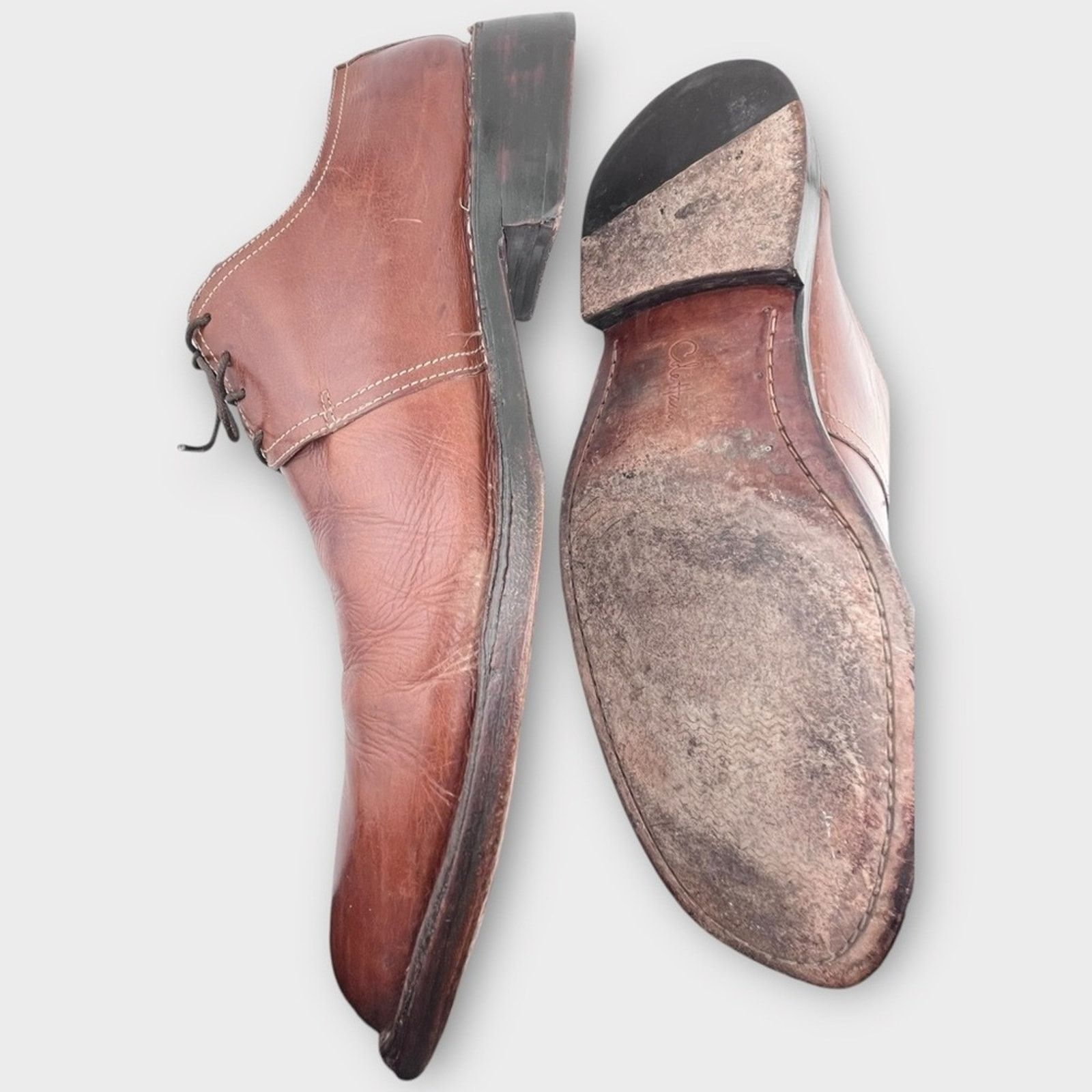 Cole Haan COLE HAAN men’s brown leather tie Oxford shoes size 13 Size US 13 / EU 46 - 6 Thumbnail