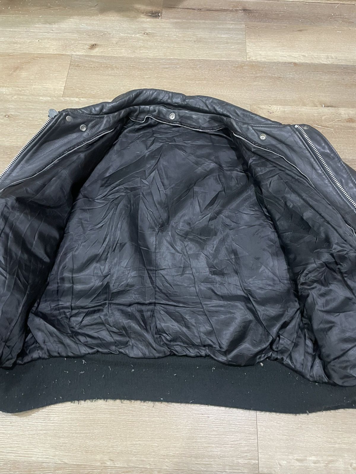 Schott Schoot Leather Jacket Vintage Size US L / EU 52-54 / 3 - 4 Thumbnail