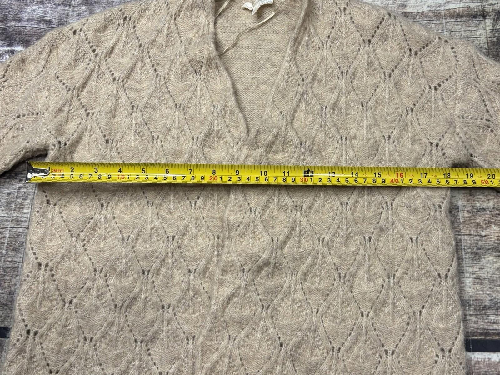 Other Mystree Cardigan Sweater Womens Small Geometric Knit Wool Size S / US 4 / IT 40 - 7 Thumbnail