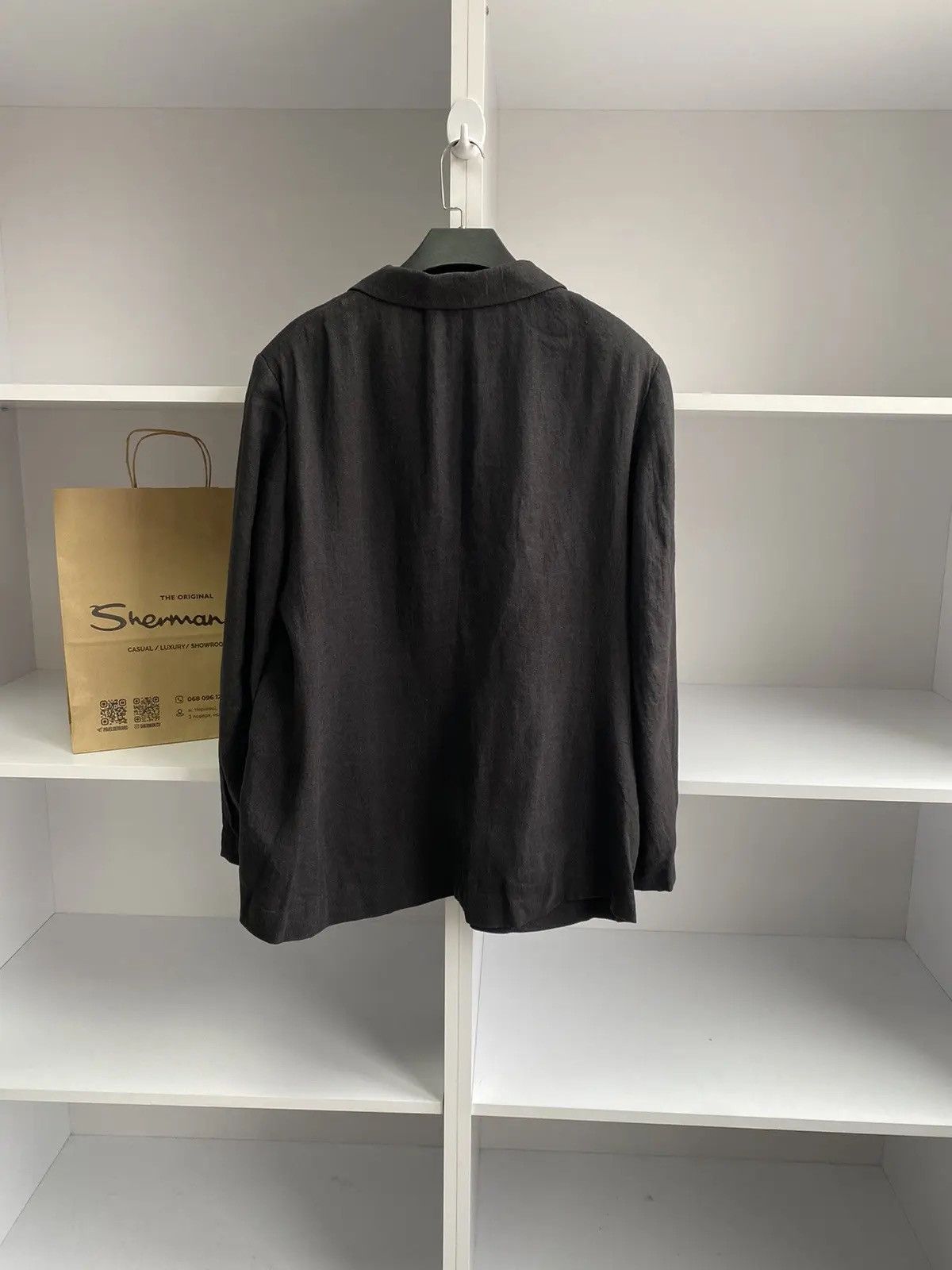 Designer × Jil Sander × Vintage Vintage Jil Sander Women’s Luxury Designer Grey Blazer Size L / US 10 / IT 46 - 12 Thumbnail