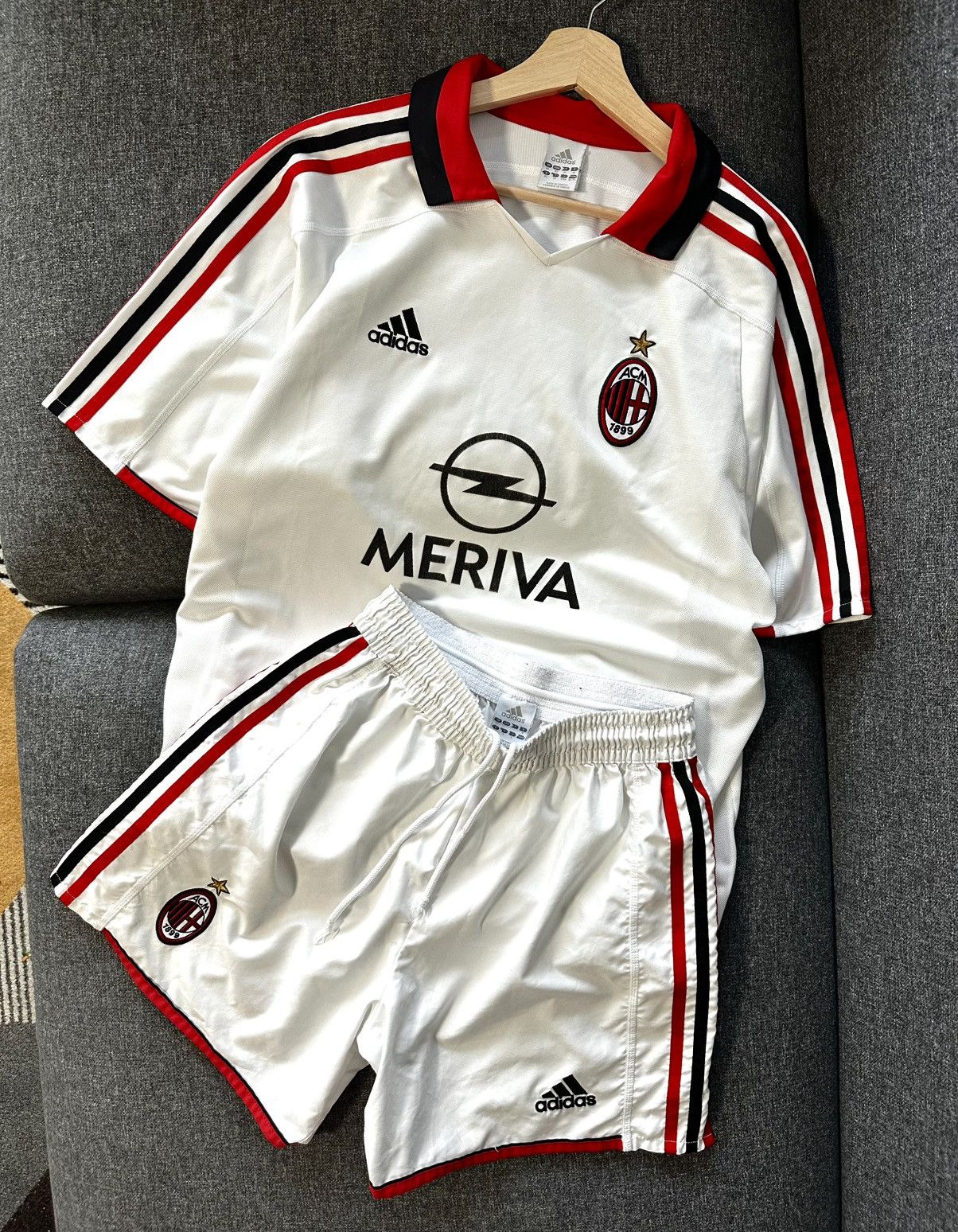 Adidas Vintage Adidas Milan 2003/2004 Size US XL / EU 56 / 4 - 1 Thumbnail