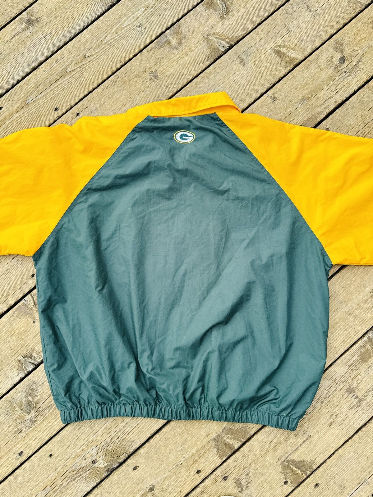 Logo Athletic Vintage 90s Green Bay Packers Logo Athletic Windbreaker Size US XL / EU 56 / 4 - 9 Thumbnail