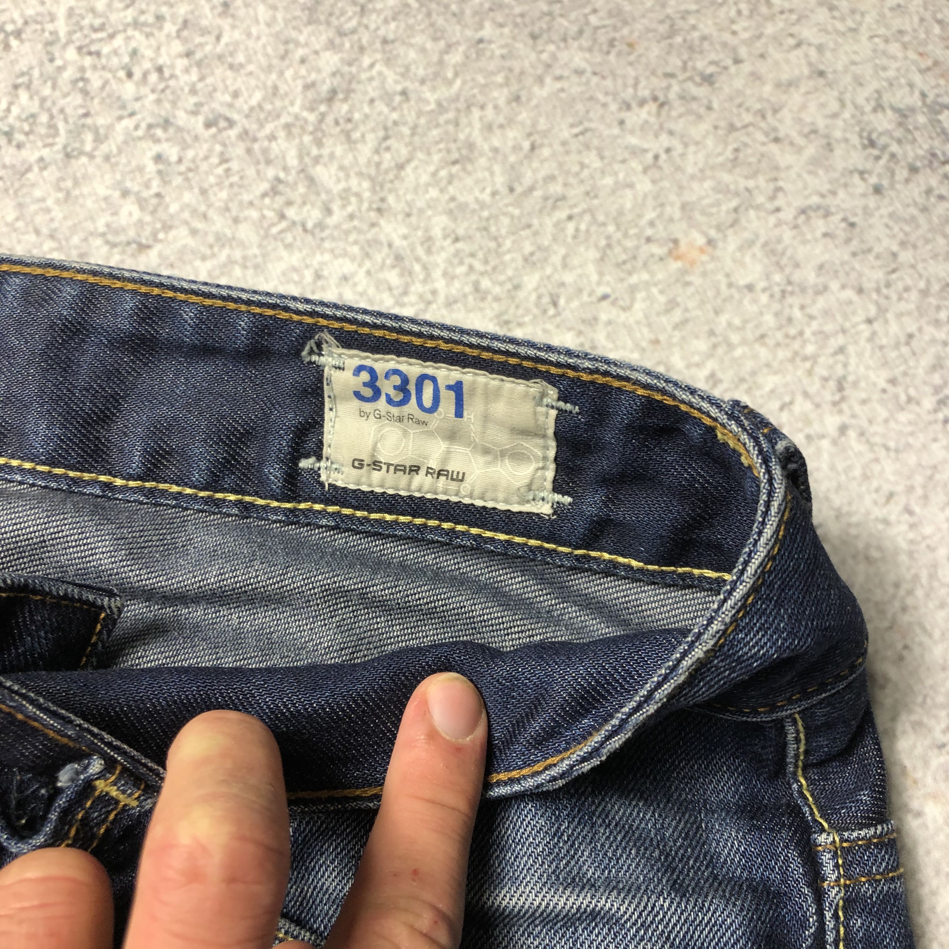 G-Star Vintage G-Star Raw Low Tapered Jeans Pants Size US 30 / EU 46 - 8 Thumbnail