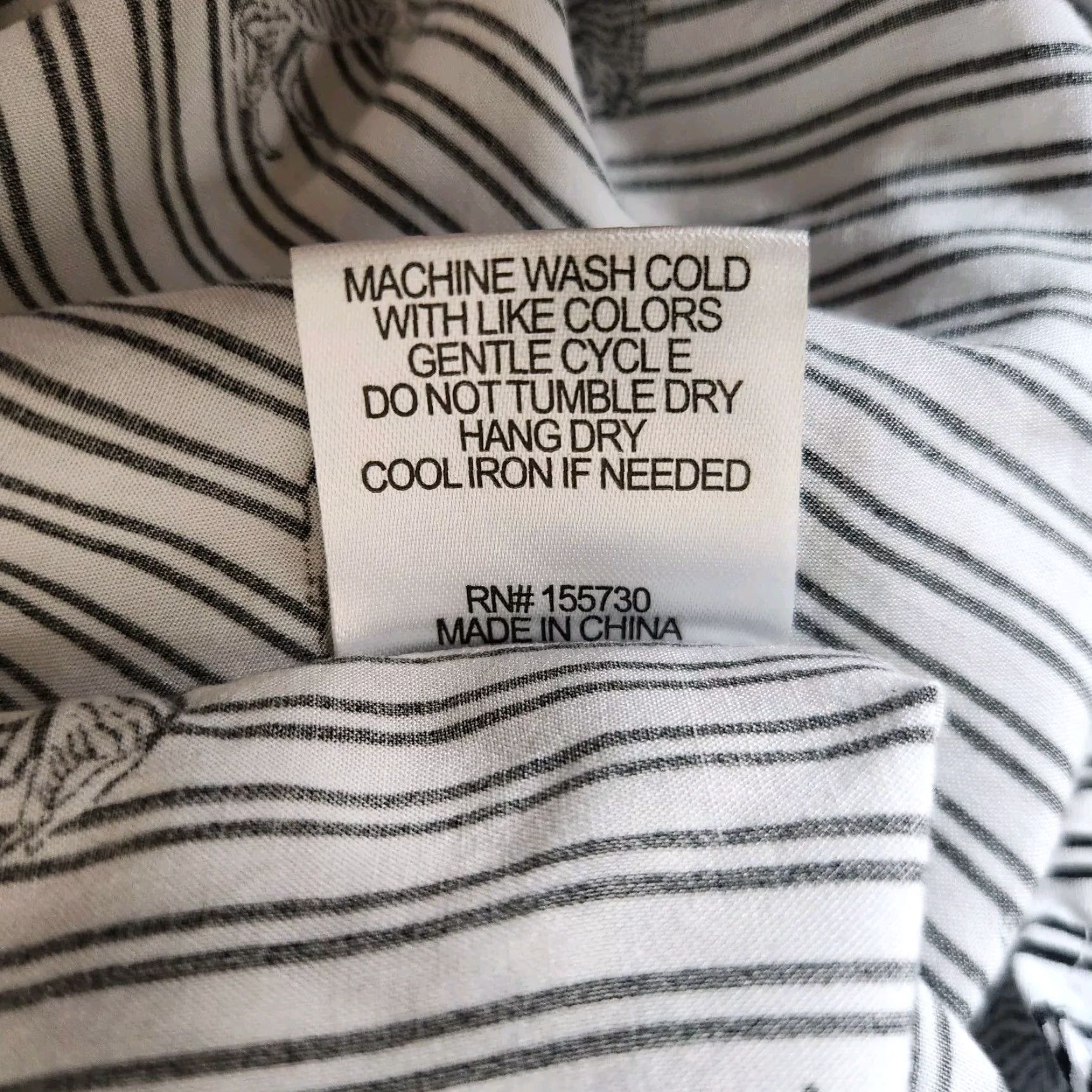 Vintage Jane + Delancey Womens Black/White Striped Zebra Print Short Sleeve Shirt Size L Size L / US 10 / IT 46 - 7 Thumbnail