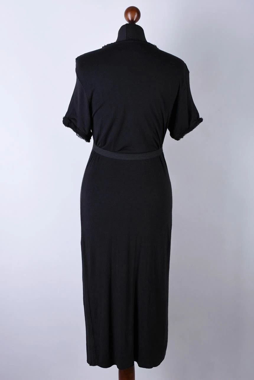 Lanvin Women's Lanvin Viscose Silk Blend Belted Midi Dress Size XS Size XS / US 0-2 / IT 36-38 - 3 Thumbnail
