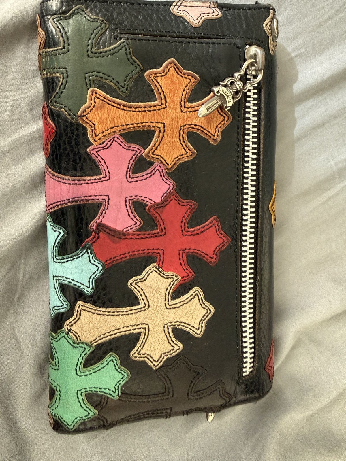 Chrome Hearts Chrome Hearts Cross Patch Multi Color Wave Wallet Size ONE SIZE - 2 Thumbnail