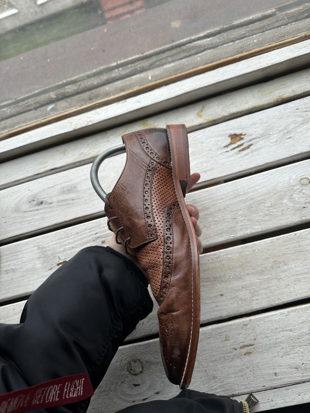 Melvin & Hamilton LUXURY 🚨 MELVIN & HAMILTON VNTG SHOES MEN BROWN LUXURY RARE Size US 10 / EU 43 - 4 Thumbnail