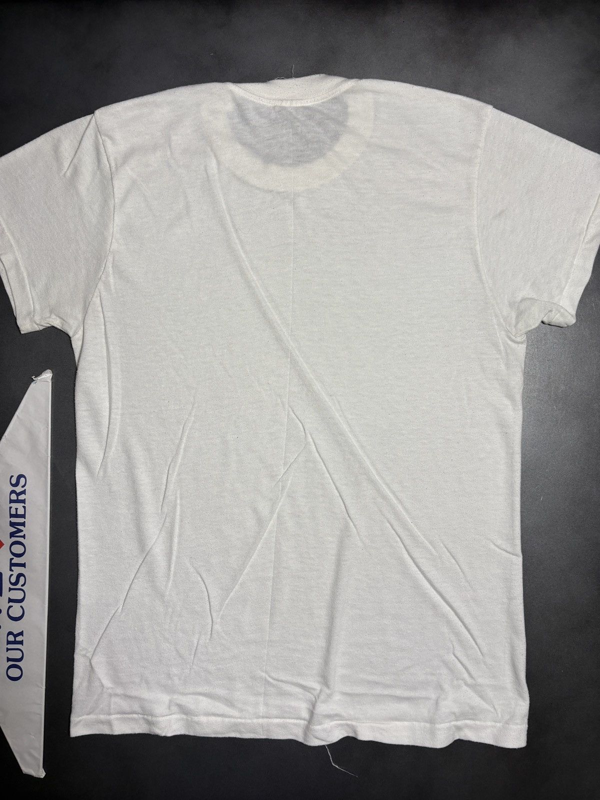 Vintage Vintage Blank Tee 1980s White T-Shirt Made in USA Thin Small Size US S / EU 44-46 / 1 - 15 Thumbnail
