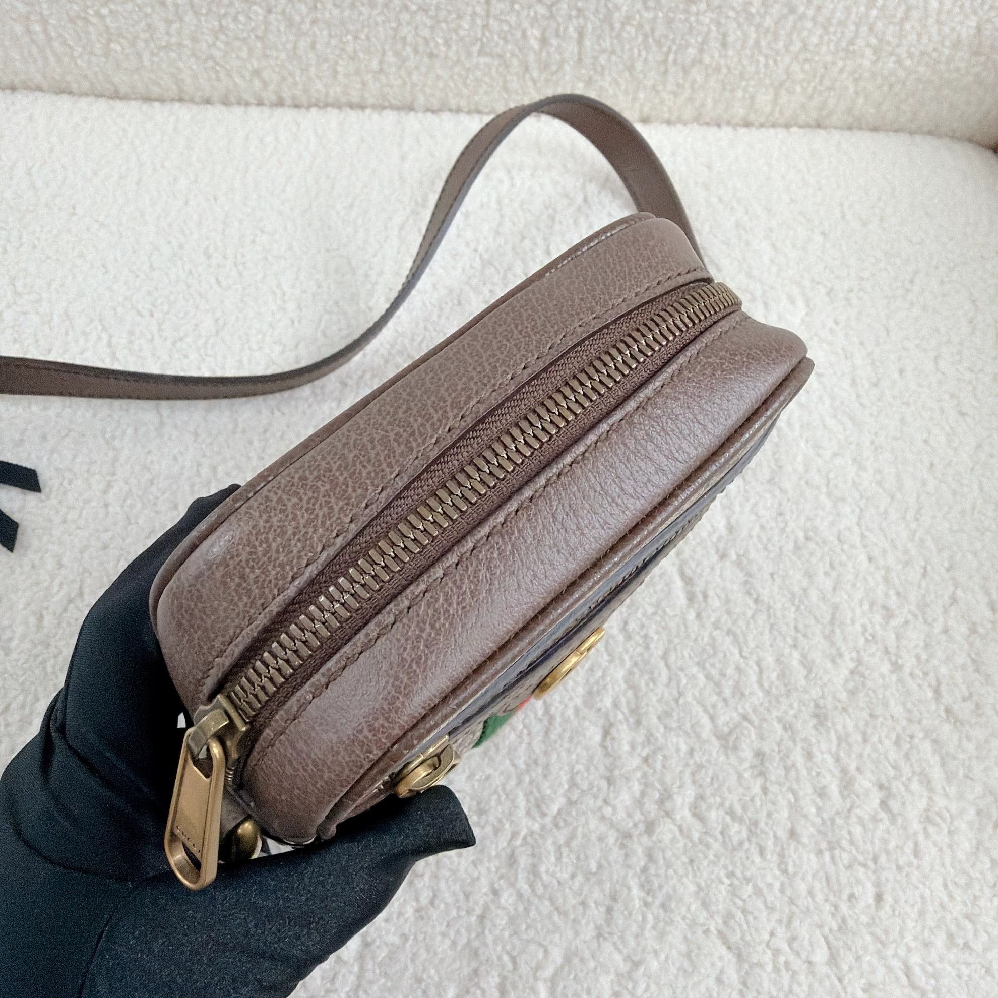 Gucci GUCCI Ophidia mini GG coated canvas ebony multi bag Size ONE SIZE - 5 Thumbnail