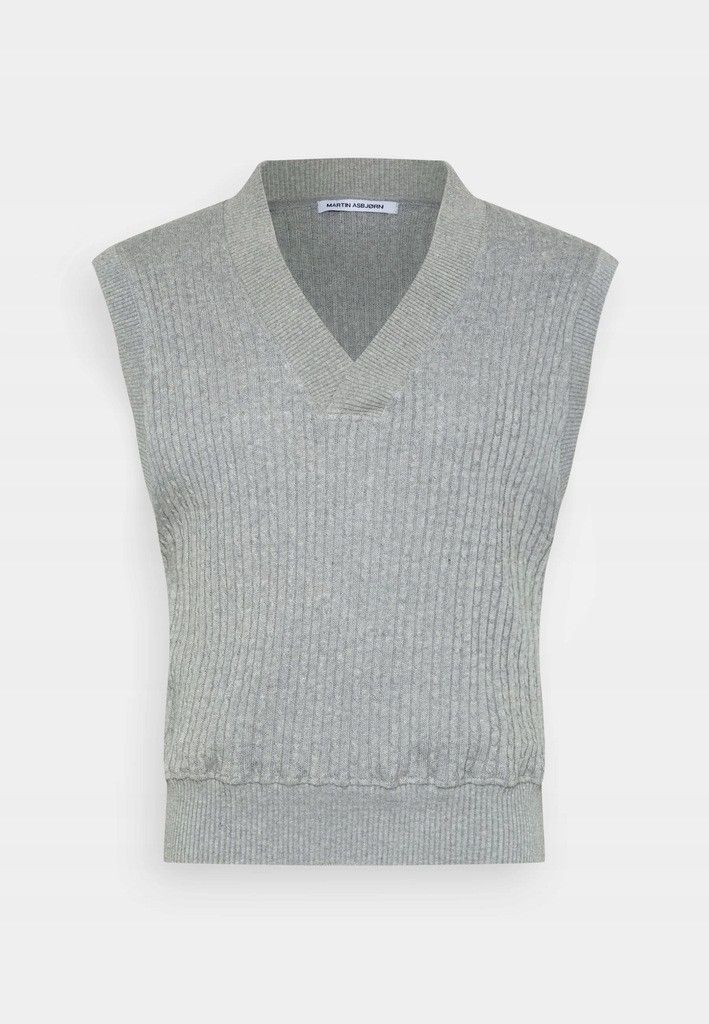 Martin Asbjorn !DS! SS22 Martin Asbjorn Chase Grey Melange Vest Size US XL / EU 56 / 4 - 2 Thumbnail
