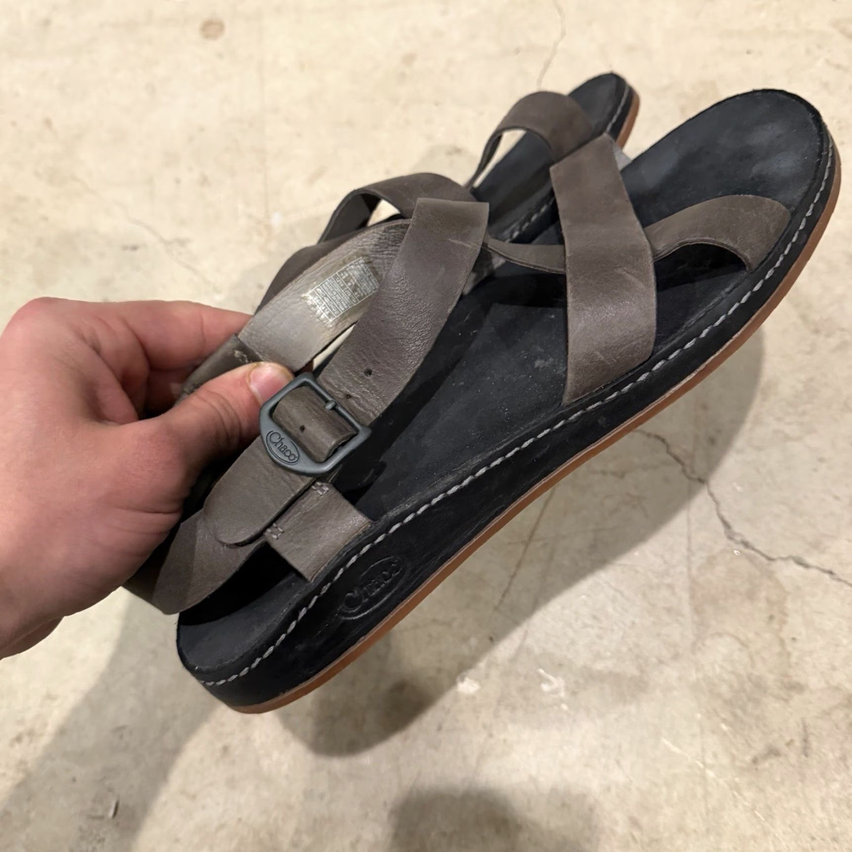 Chaco Chaco Tornado Wayfarer Classic Z Sandals Womens Size 10 Black Leather Size US 8 / IT 38 - 3 Thumbnail