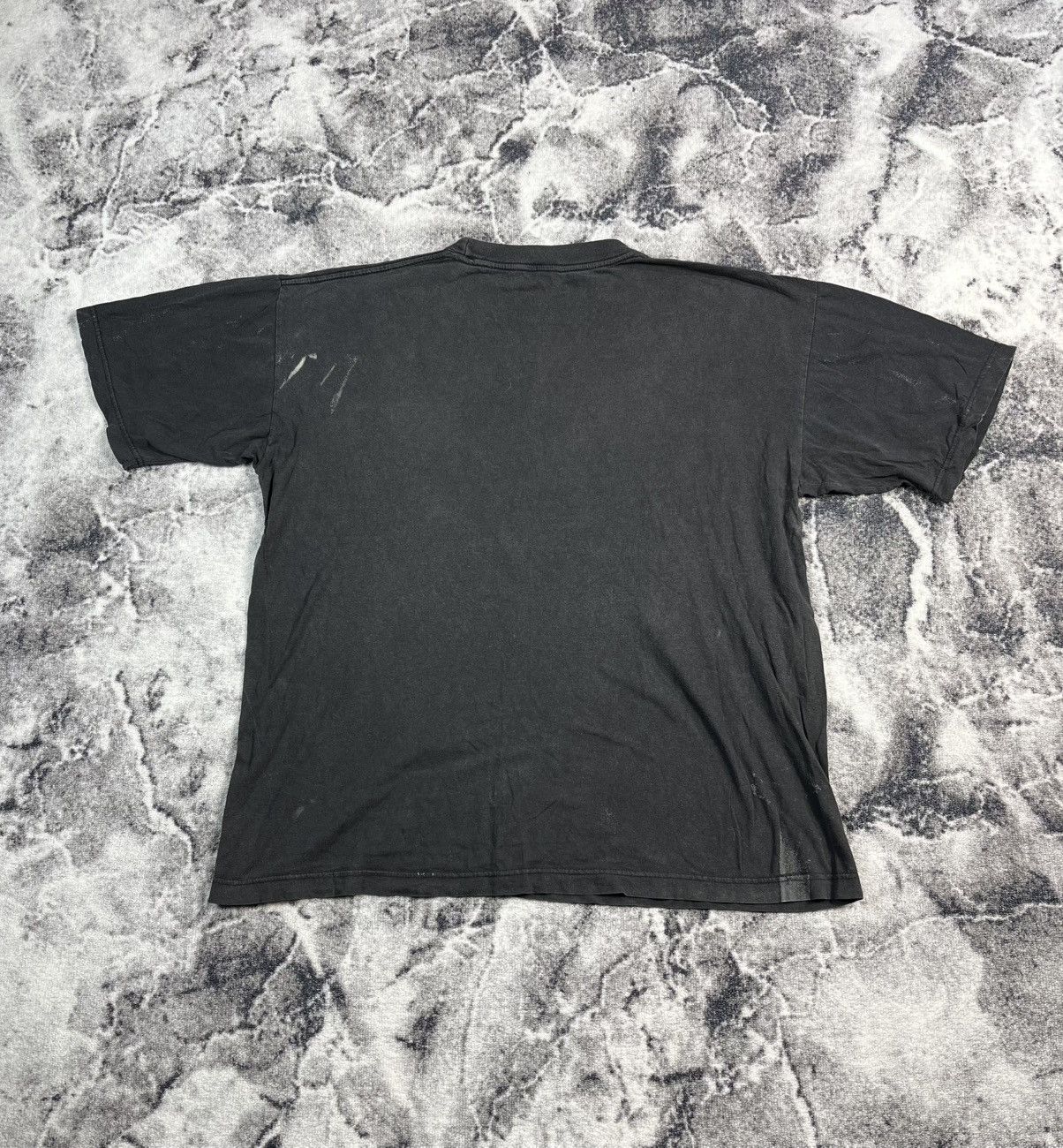 Band Tees Kermit The Frog Unplugged Tee Distressed Faded Black XXL Size US XXL / EU 58 / 5 - 12 Thumbnail