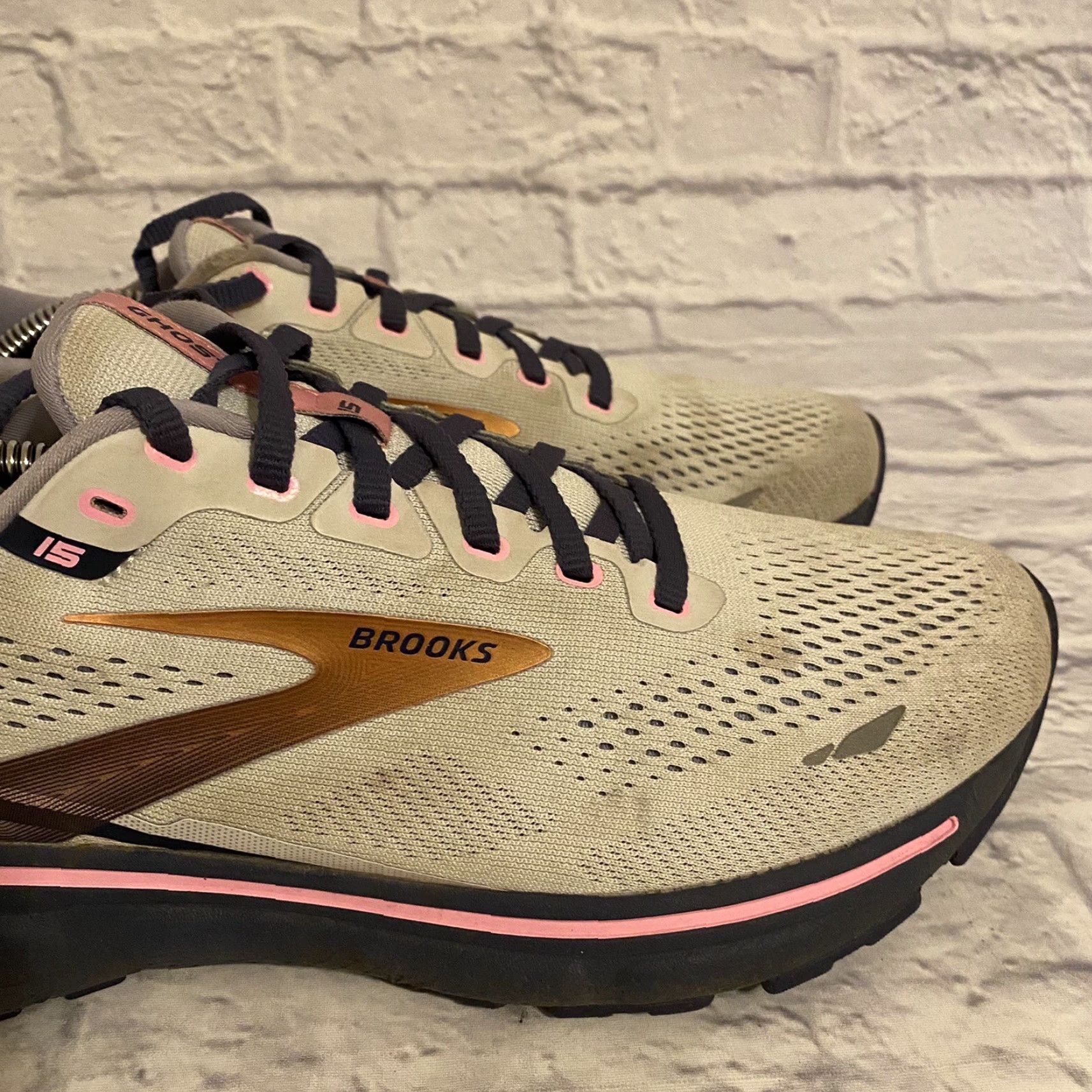 Brooks Brooks Running Ghost 15 Pink Copper Athletic Sneakers Women’s Sz 11 1203801B492 Size US 11 / IT 41 - 3 Thumbnail