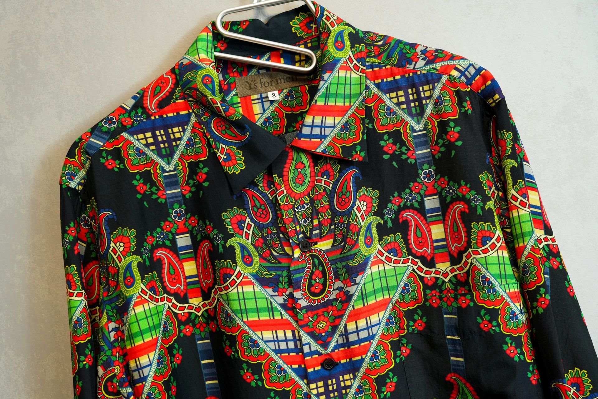 Yohji Yamamoto Yohji Yamamoto Y's for men 04SS Floral Church Silk Shirt Size US L / EU 52-54 / 3 - 4 Thumbnail