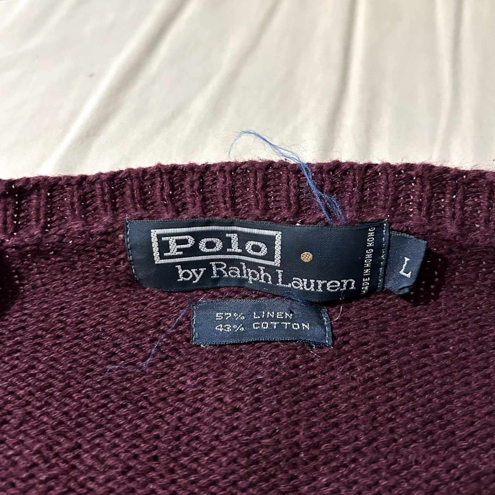 Polo Ralph Lauren VINTAGE Polo Ralph Lauren Sweater Shirt? Size US L / EU 52-54 / 3 - 3 Thumbnail