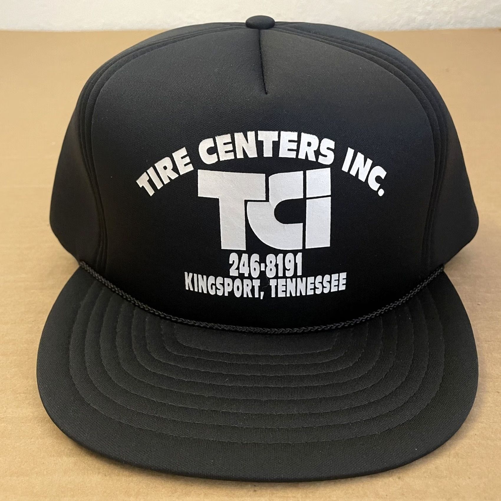 Vintage VINTAGE Tire Centers Inc Hat Cap Adult Black Snapback Adjustable Tennessee Mens Hat Size ONE SIZE - 2 Thumbnail