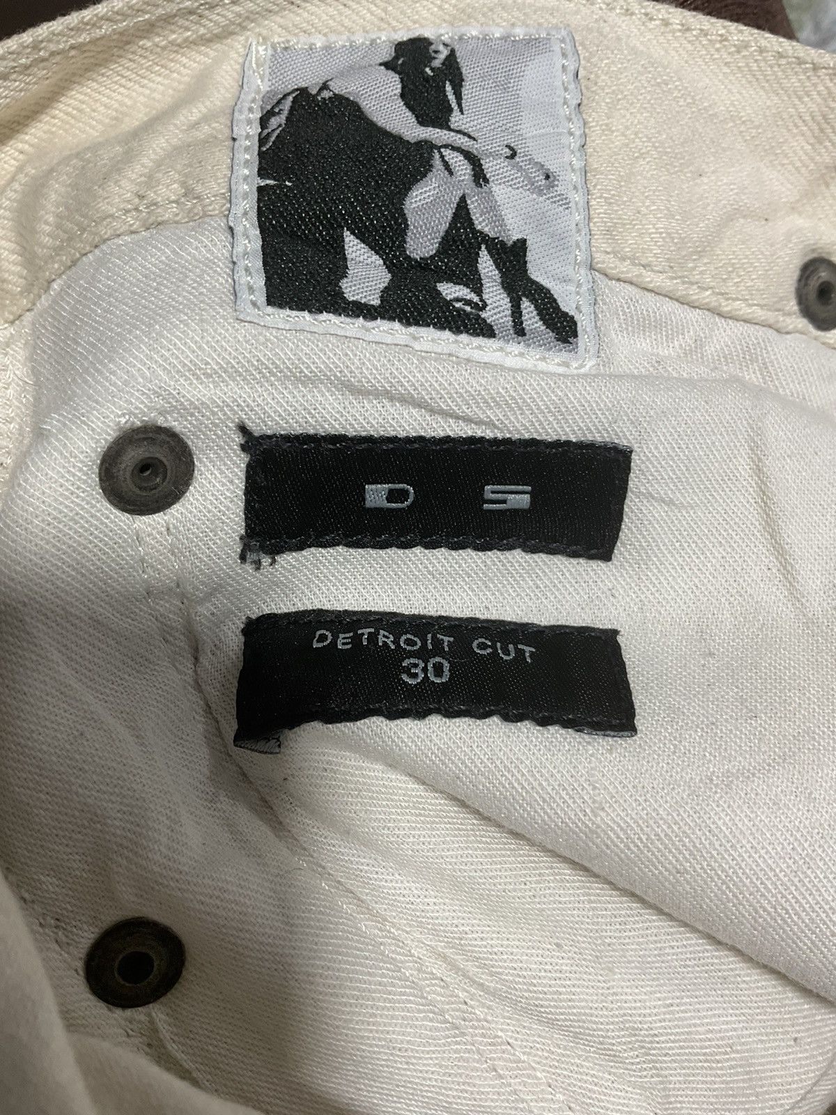 Rick Owens Drkshdw Rick Owen’s DRKSHDW Denim Size US 30 / EU 46 - 4 Thumbnail