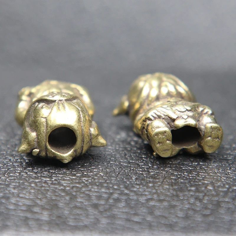 Handmade 3Pcs Dog Police Knife Beads Paracord Bead Zipper Umbrella Size ONE SIZE - 6 Thumbnail