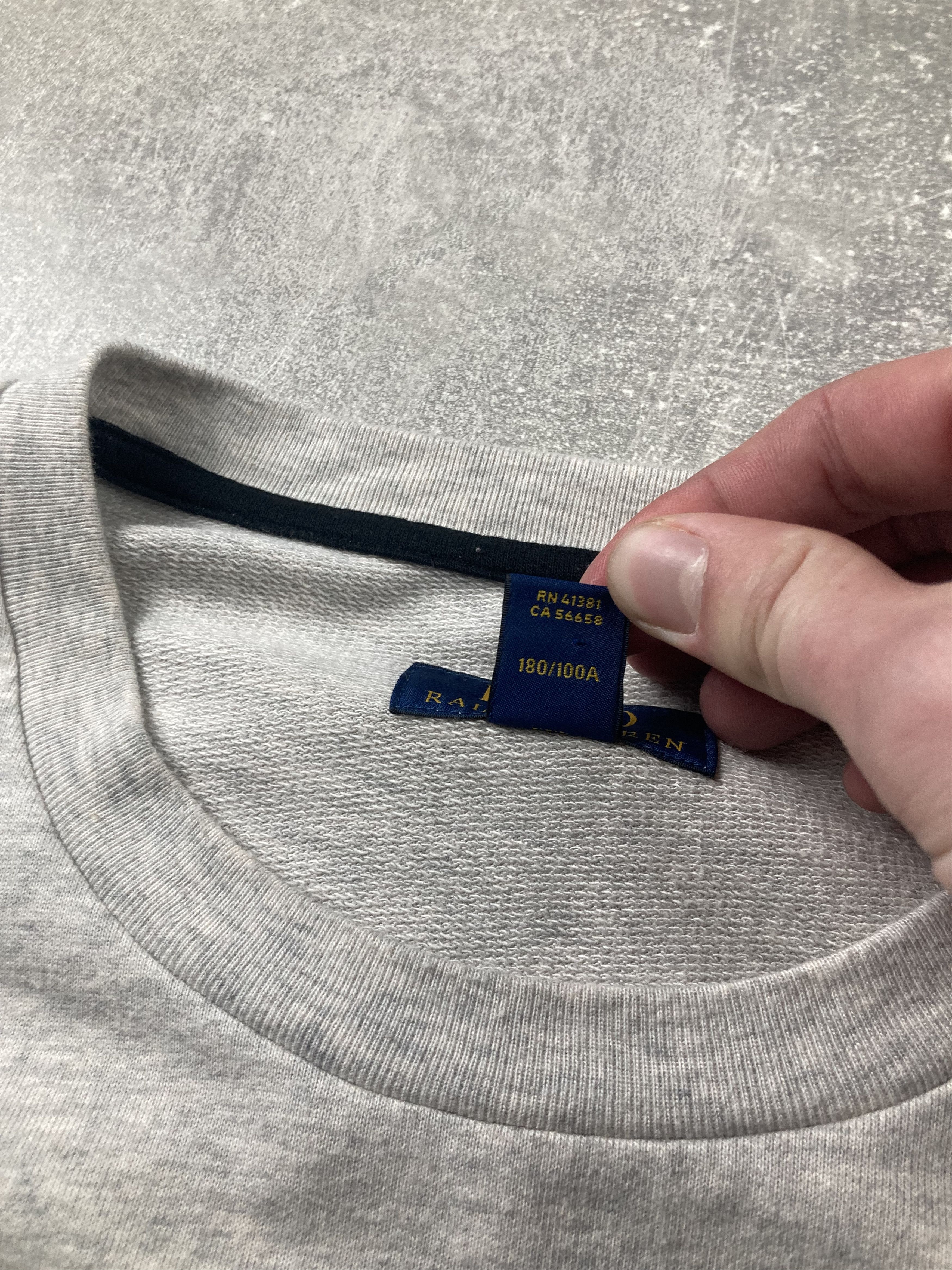 Polo Ralph Lauren Polo Ralph Lauren basic down logo vintage sweatshirt Size US L / EU 52-54 / 3 - 8 Thumbnail