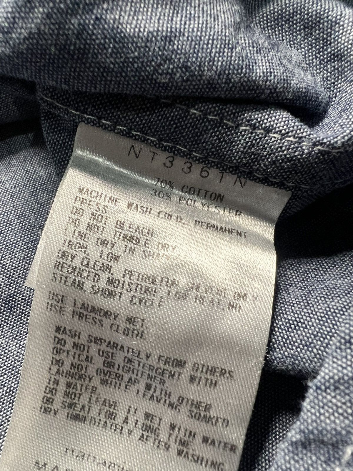Nanamica × The North Face Purple Label TNF X NANAMICA Chambray Field Shirt Size US S / EU 44-46 / 1 - 6 Thumbnail