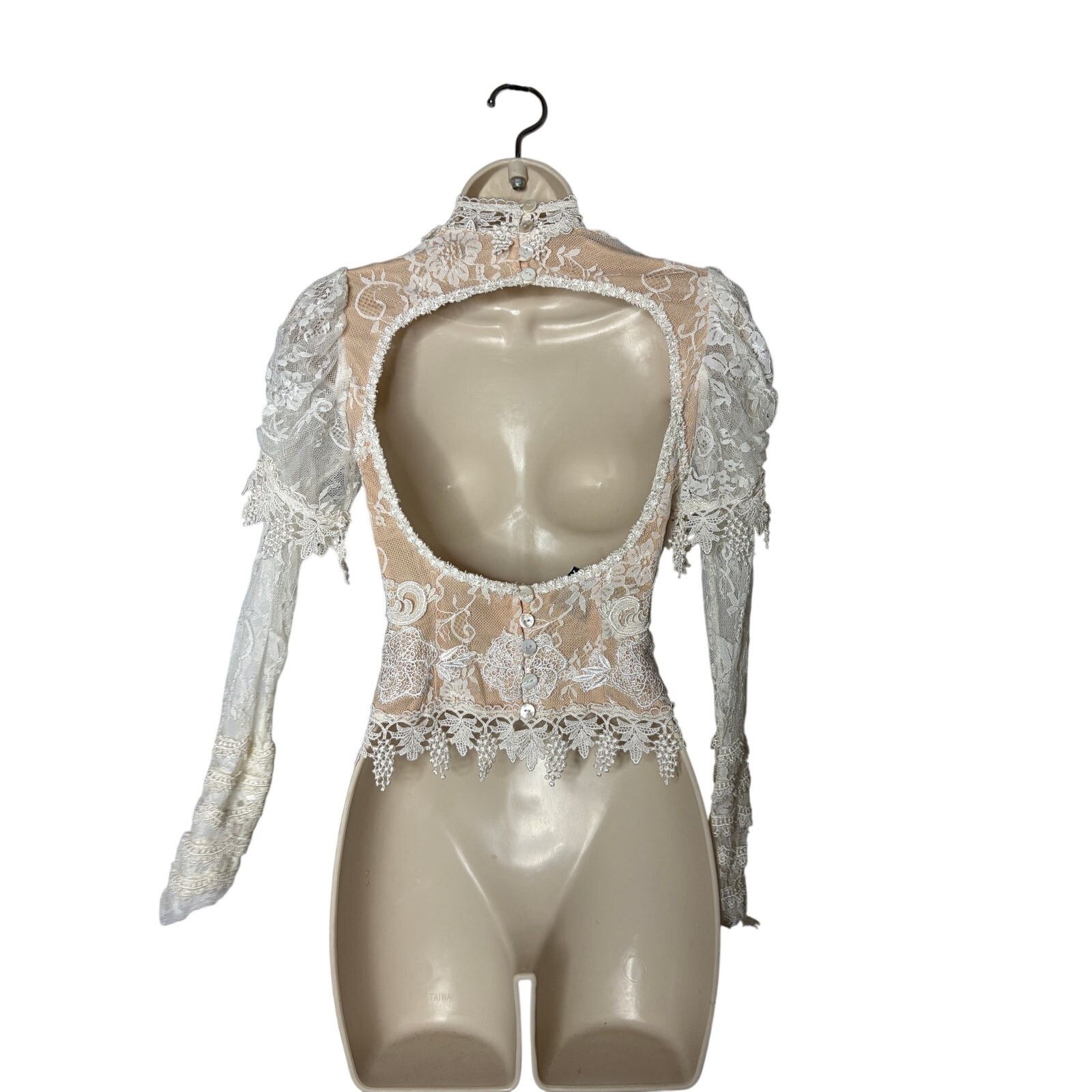 Other Cappalli Alia French Chantilly lace collage Victorian blouse Size XS / US 0-2 / IT 36-38 - 8 Thumbnail