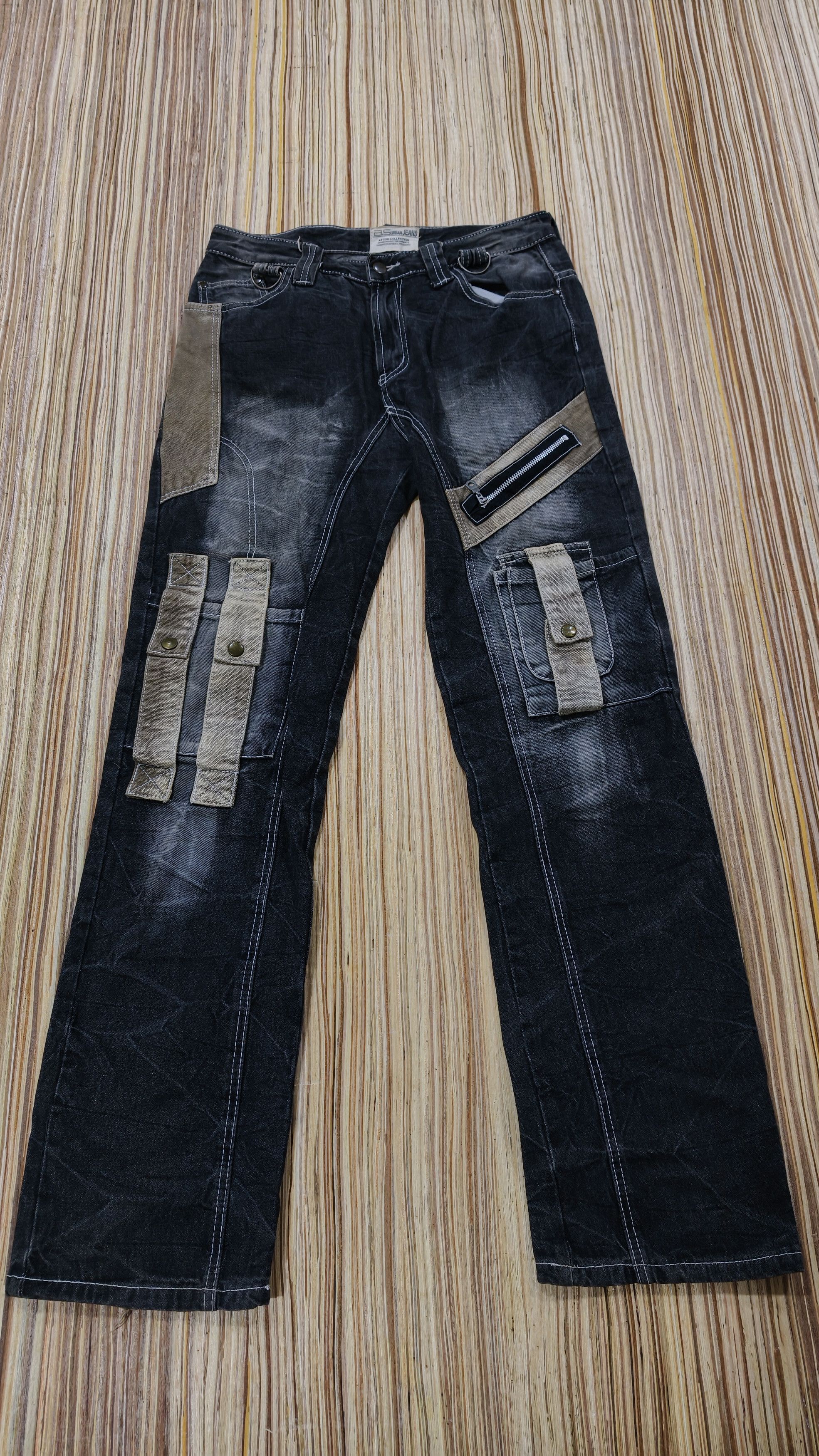 Japanese Brand aston collection tactical style jeans Size US 31 - 1 Thumbnail