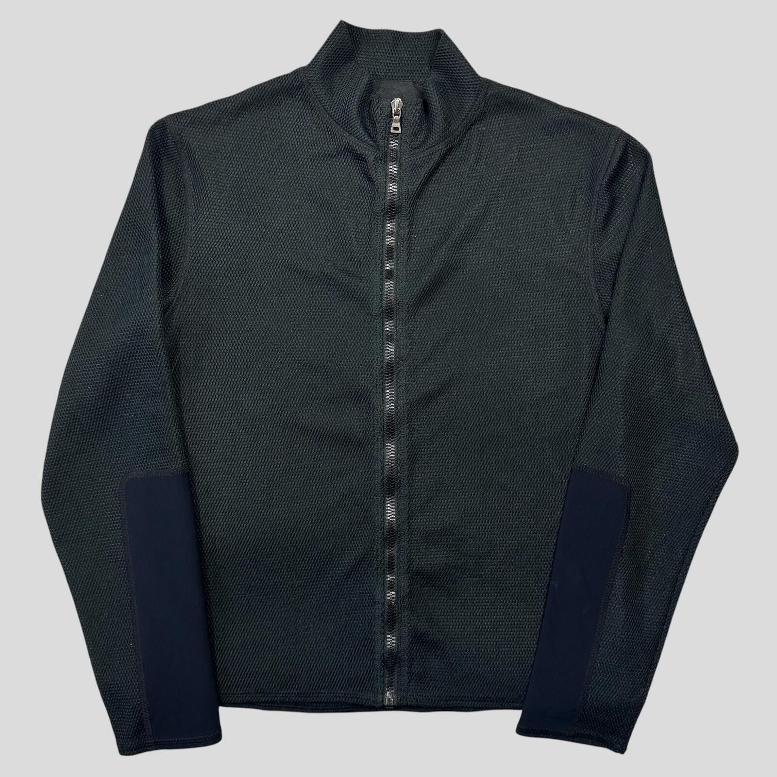 Prada Prada Milano SS00 Hex Mesh Neoprene Panelled Jacket - M Size US M / EU 48-50 / 2 - 1 Thumbnail