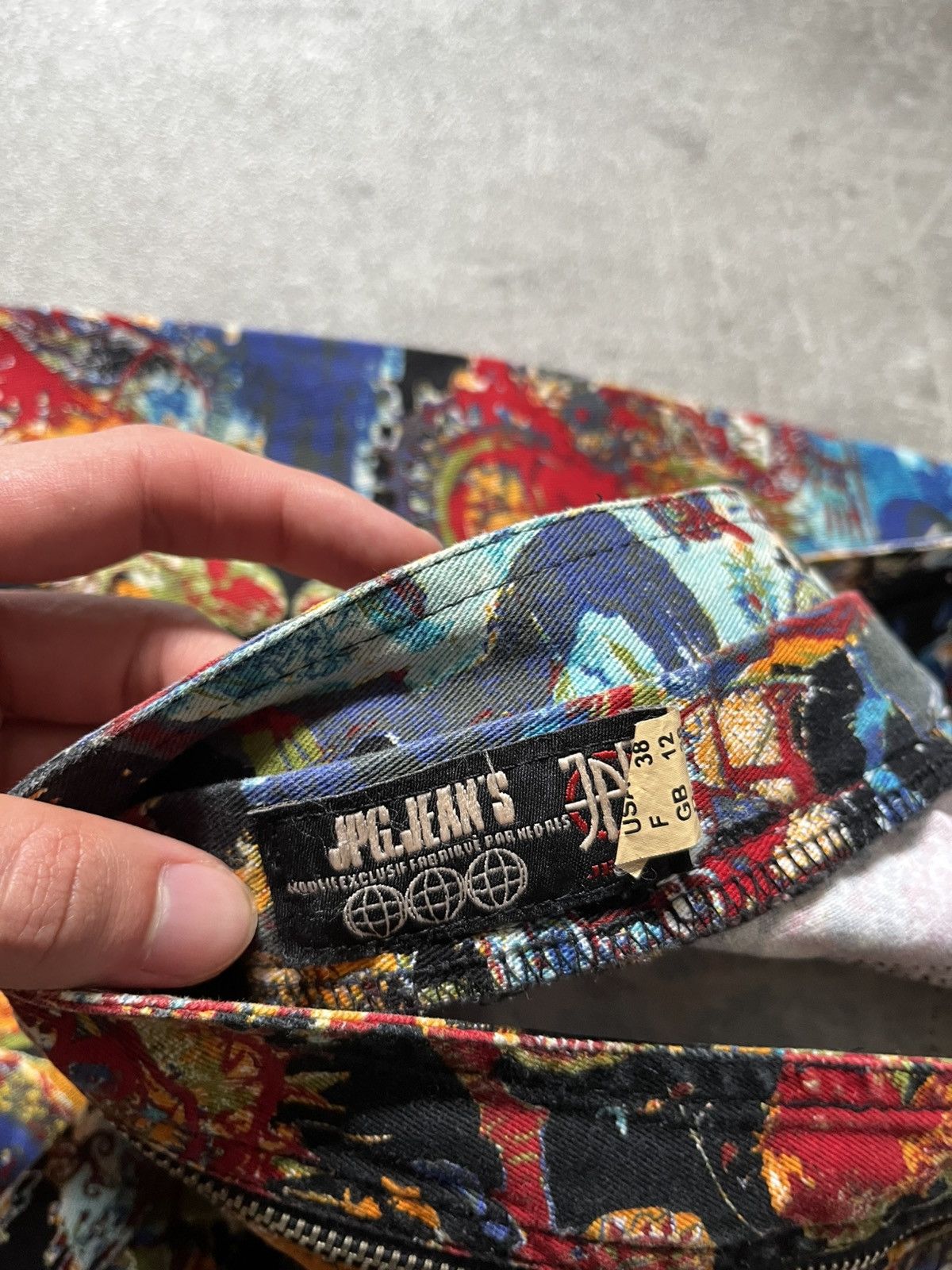 Jean Paul Gaultier Jean Paul Gaultier S/S 00 Basquiat painting all over pants Size US 30 / EU 46 - 11 Thumbnail