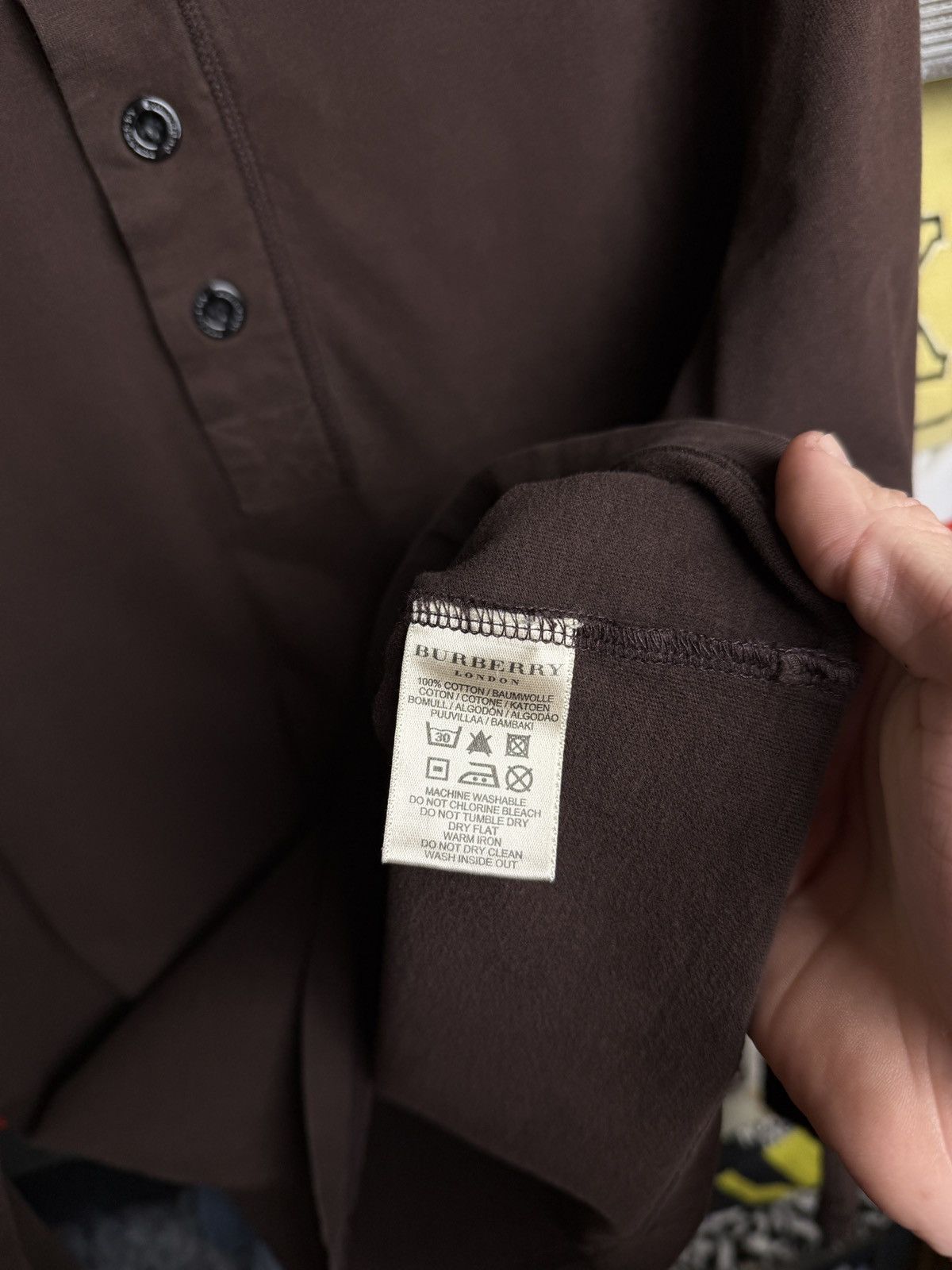 Burberry Burberry Longsleeve Polo Rugby Size US M / EU 48-50 / 2 - 10 Thumbnail