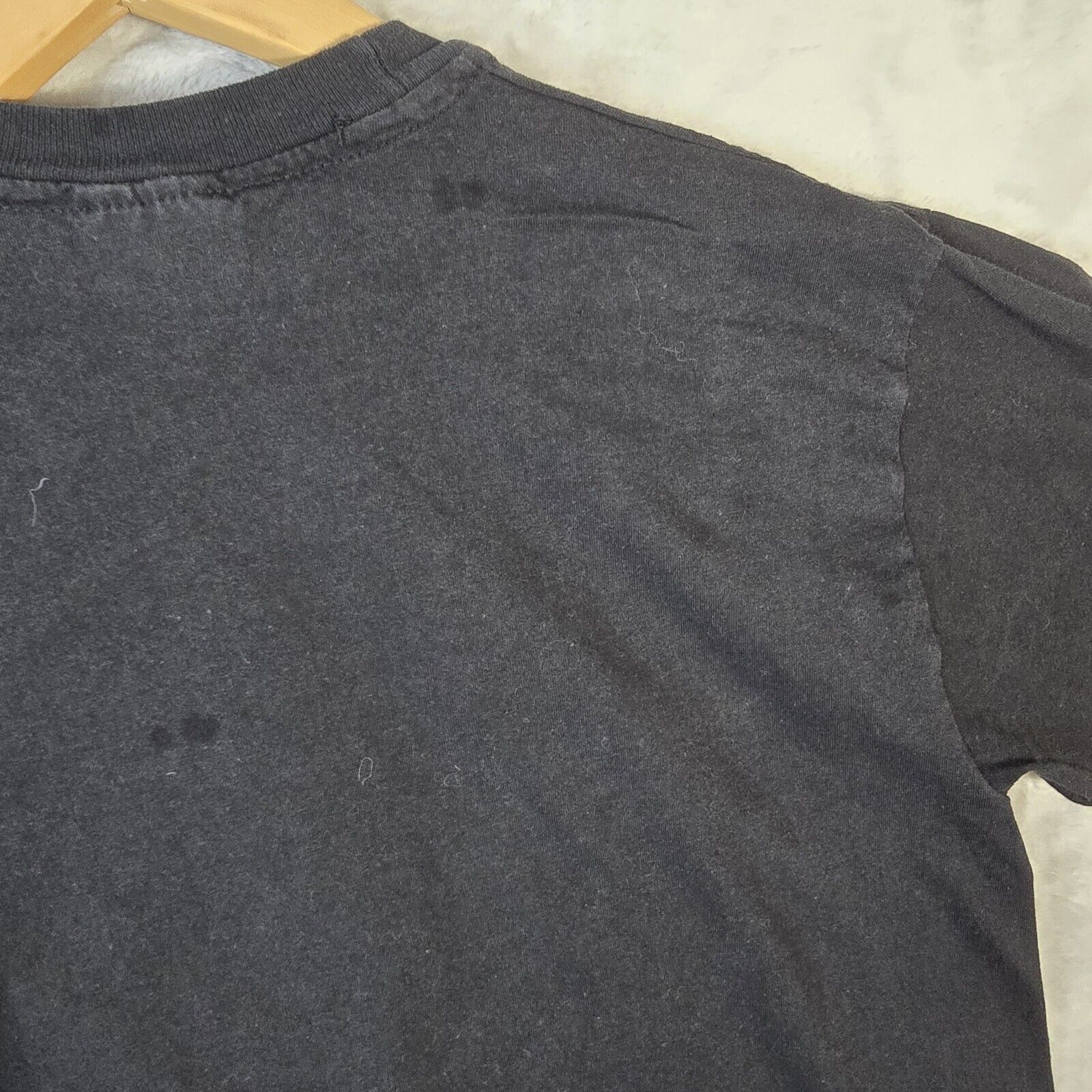 Hanes Vintage 1990 Elvis Presley Black Large Print Men's L T-Shirt Size US L / EU 52-54 / 3 - 11 Thumbnail