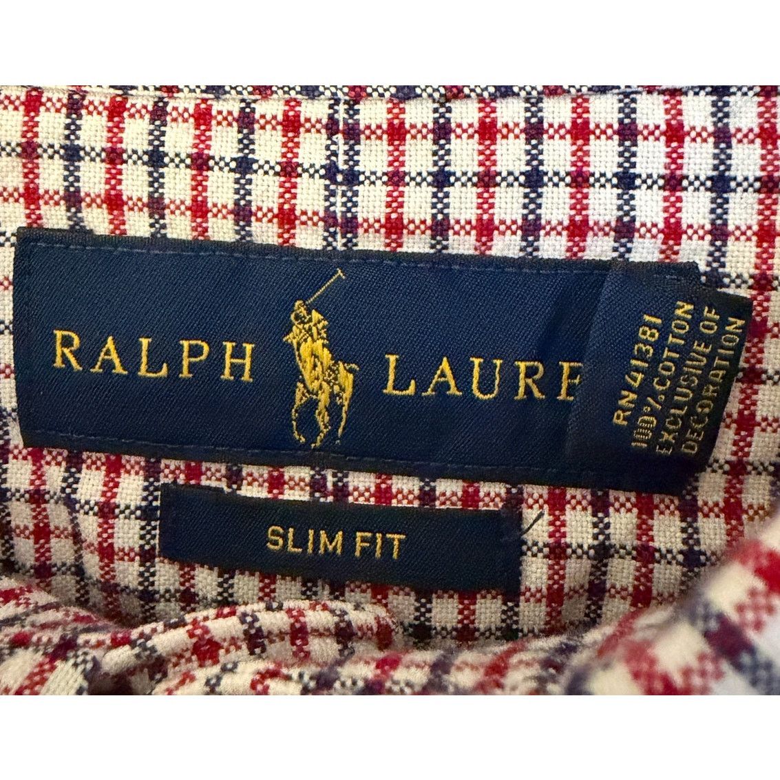 Ralph Lauren Ralph Lauren Slim Fit Multicolor Cotton Button Up Shirt Size US L / EU 52-54 / 3 - 3 Thumbnail