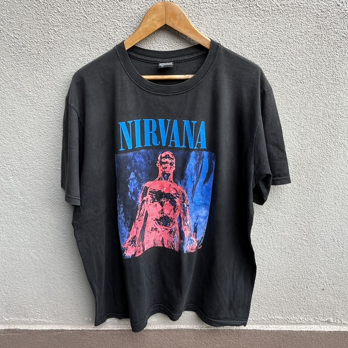 Band Tees NIRVANA sliver band tee boot grunge Size US XL / EU 56 / 4 - 1 Thumbnail