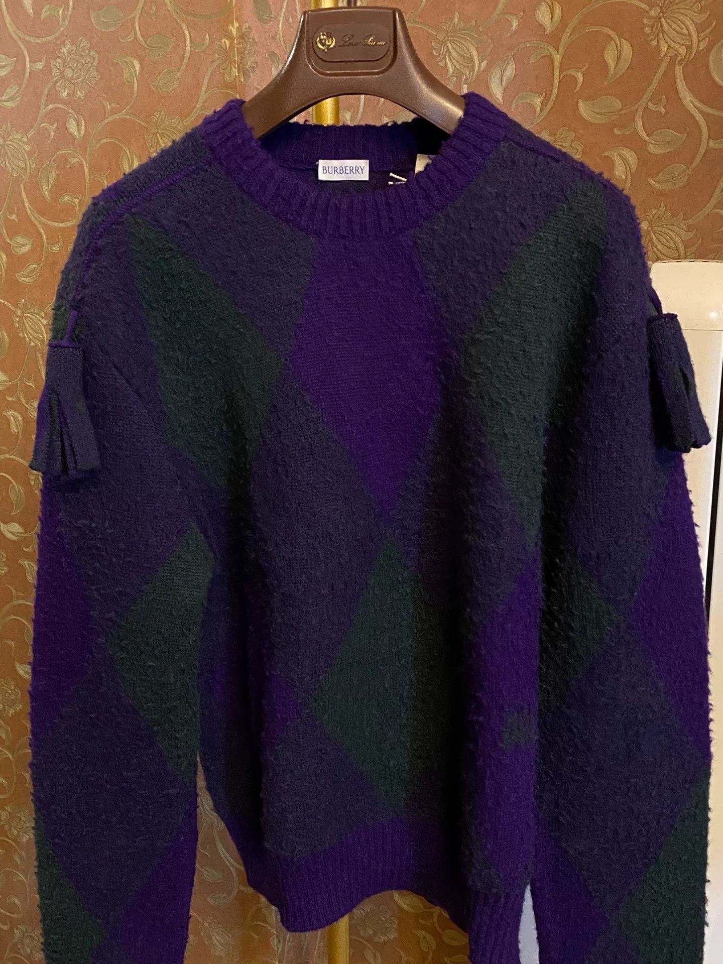 Burberry Burberry Men's Thick Wool Sweater Size US M / EU 48-50 / 2 - 2 Thumbnail