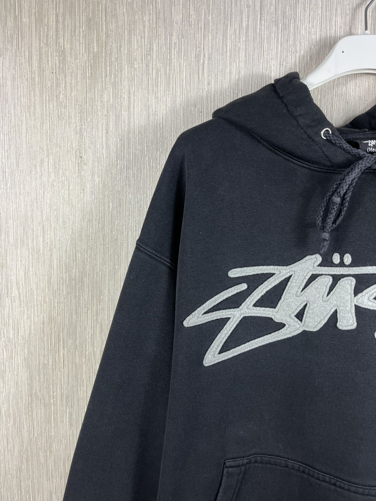 Stussy × Vintage Vintage 80s Stussy central big logo y2k hoodie sweatshirt Size US M / EU 48-50 / 2 - 6 Thumbnail