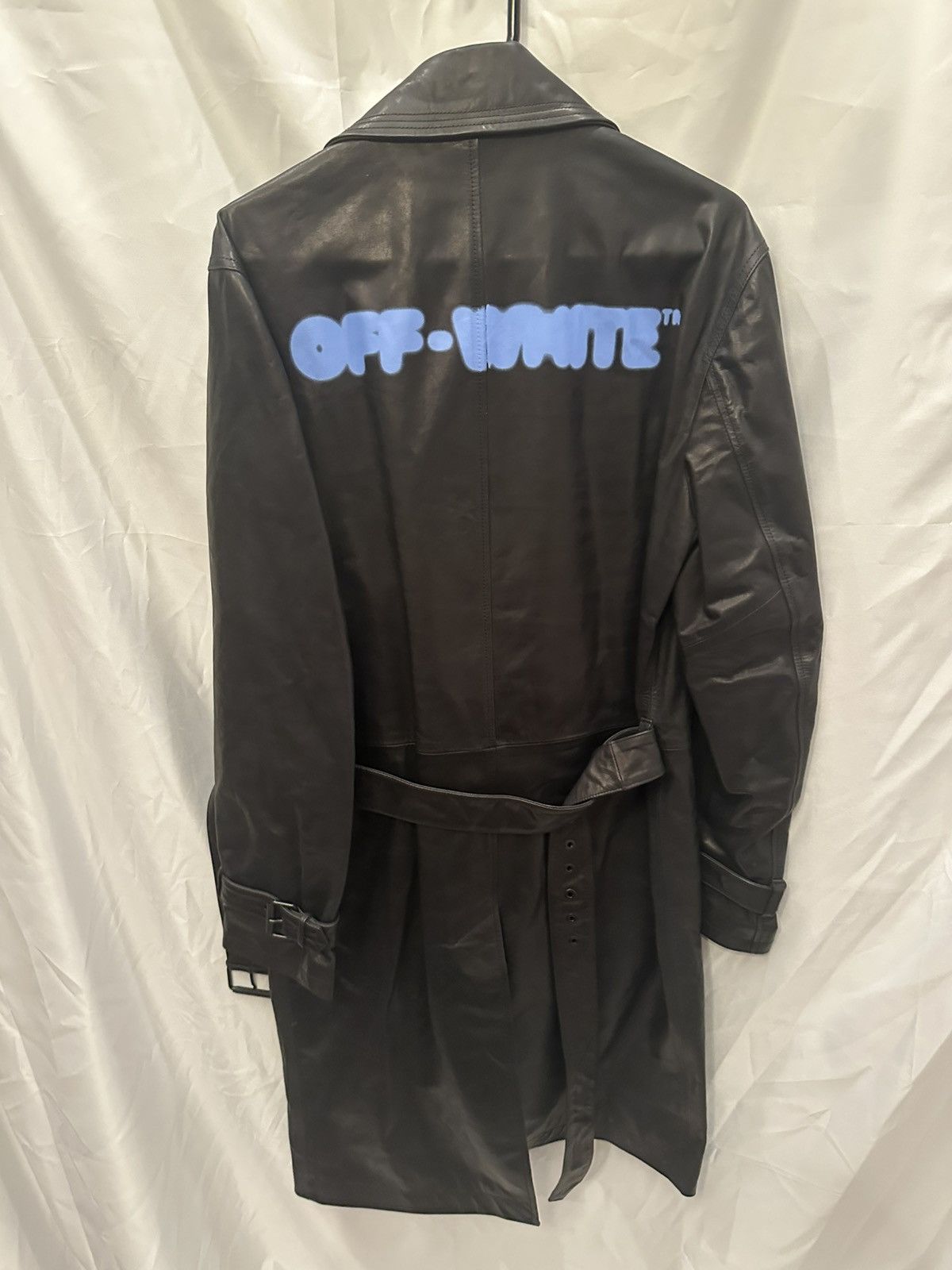 Off-White OFF-WHITE Leather Jacket Size US L / EU 52-54 / 3 - 8 Thumbnail