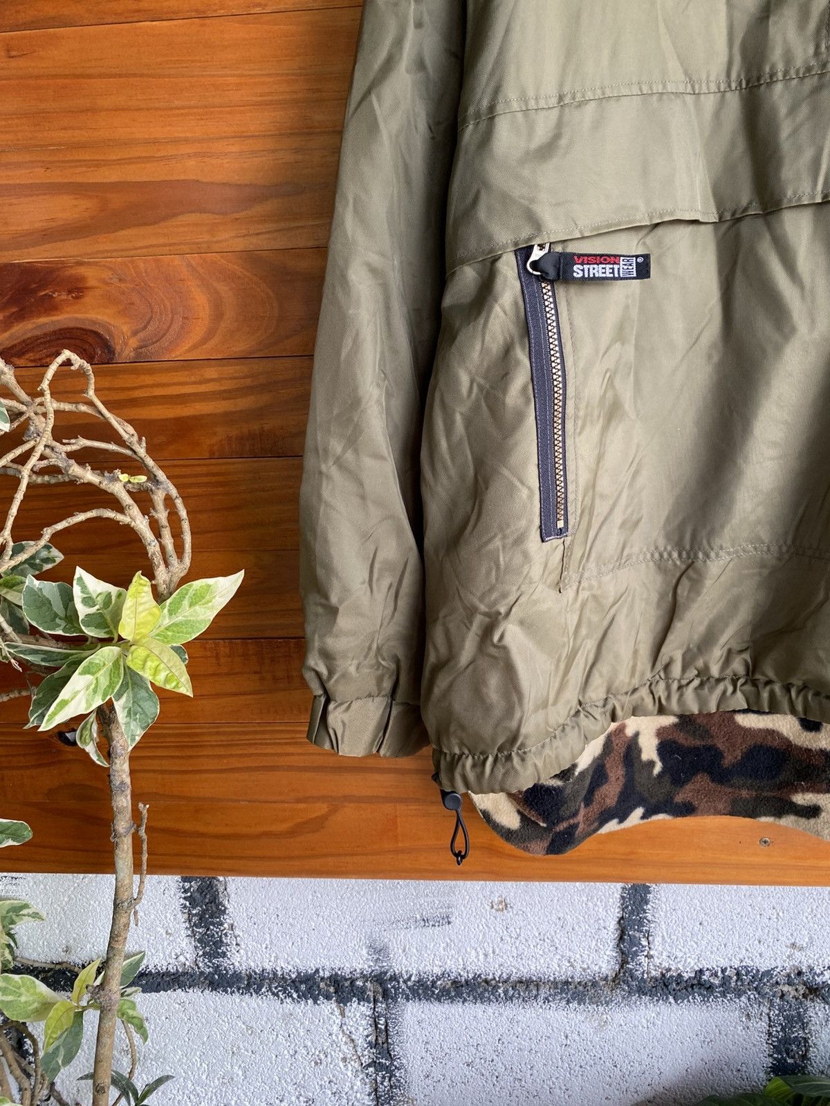 Vision Streetwear Vision Military Collection Hooded Jacket – Olive Anorak Size US L / EU 52-54 / 3 - 8 Thumbnail