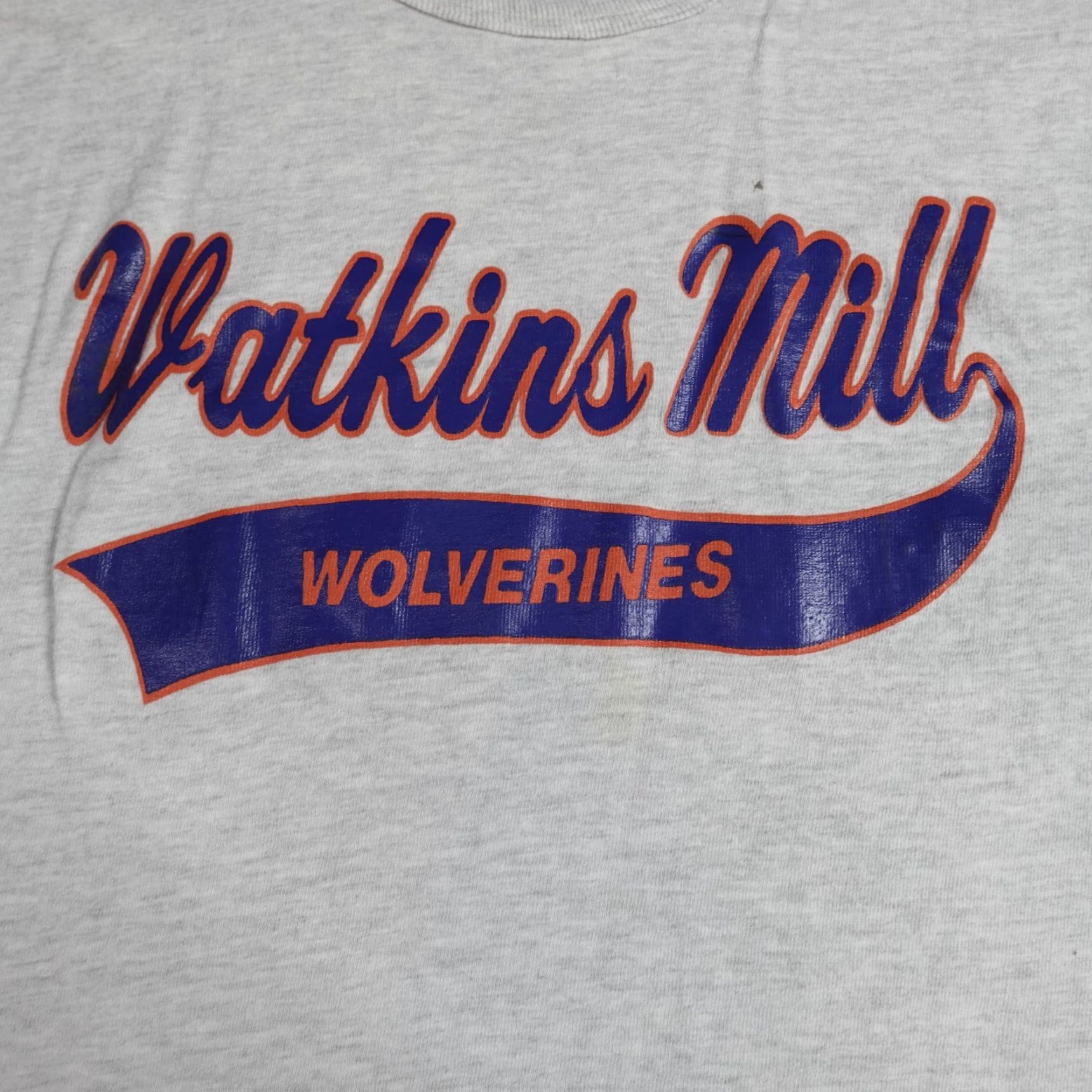 Champion VINTAGE Champion Shirt M Gray USA Made Wolverine Jersey Crew Neck Short Sleeve Men's Tank Size US M / EU 48-50 / 2 - 2 Thumbnail